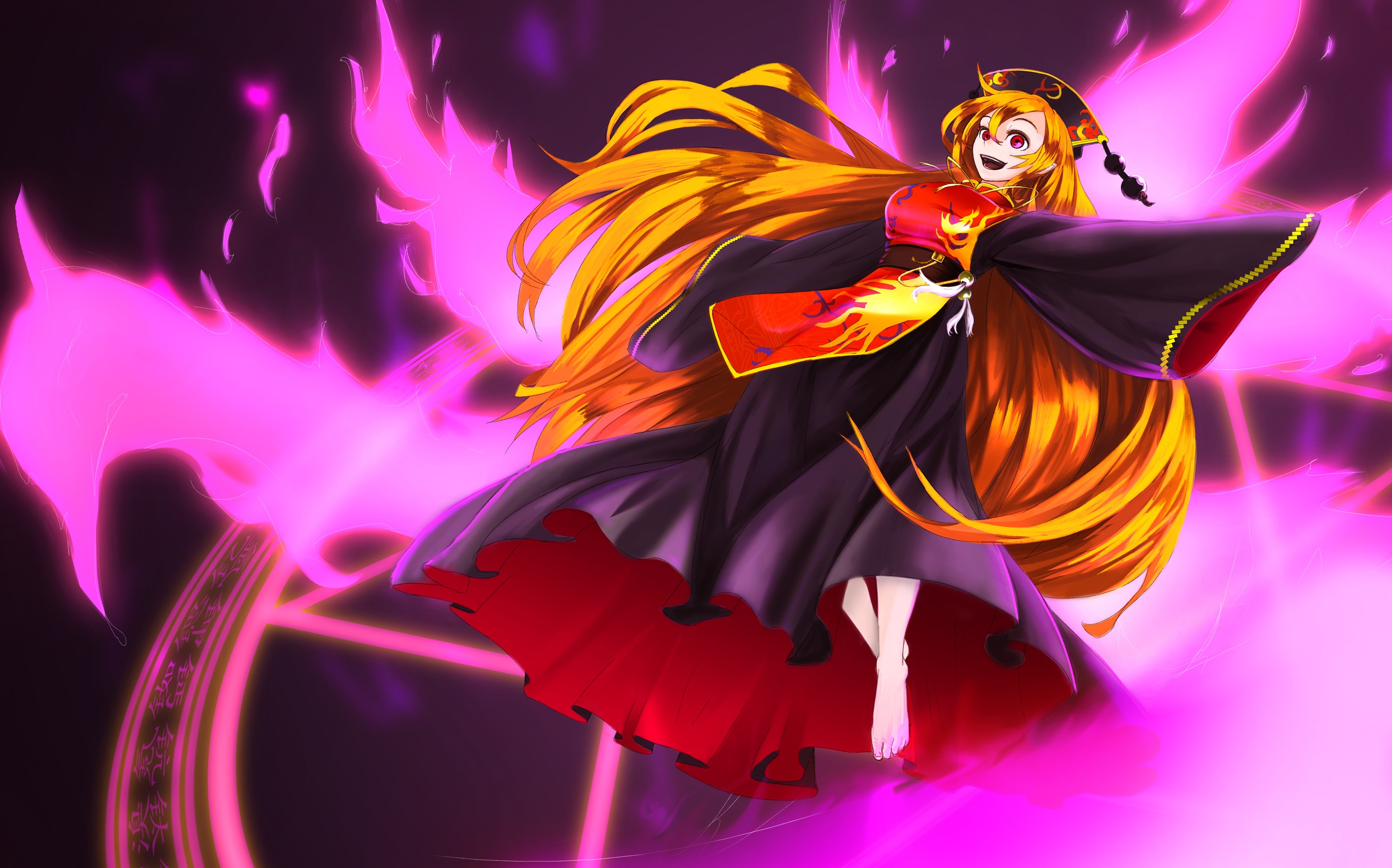 Hata no Kokoro from Touhou Project HD Wallpaper