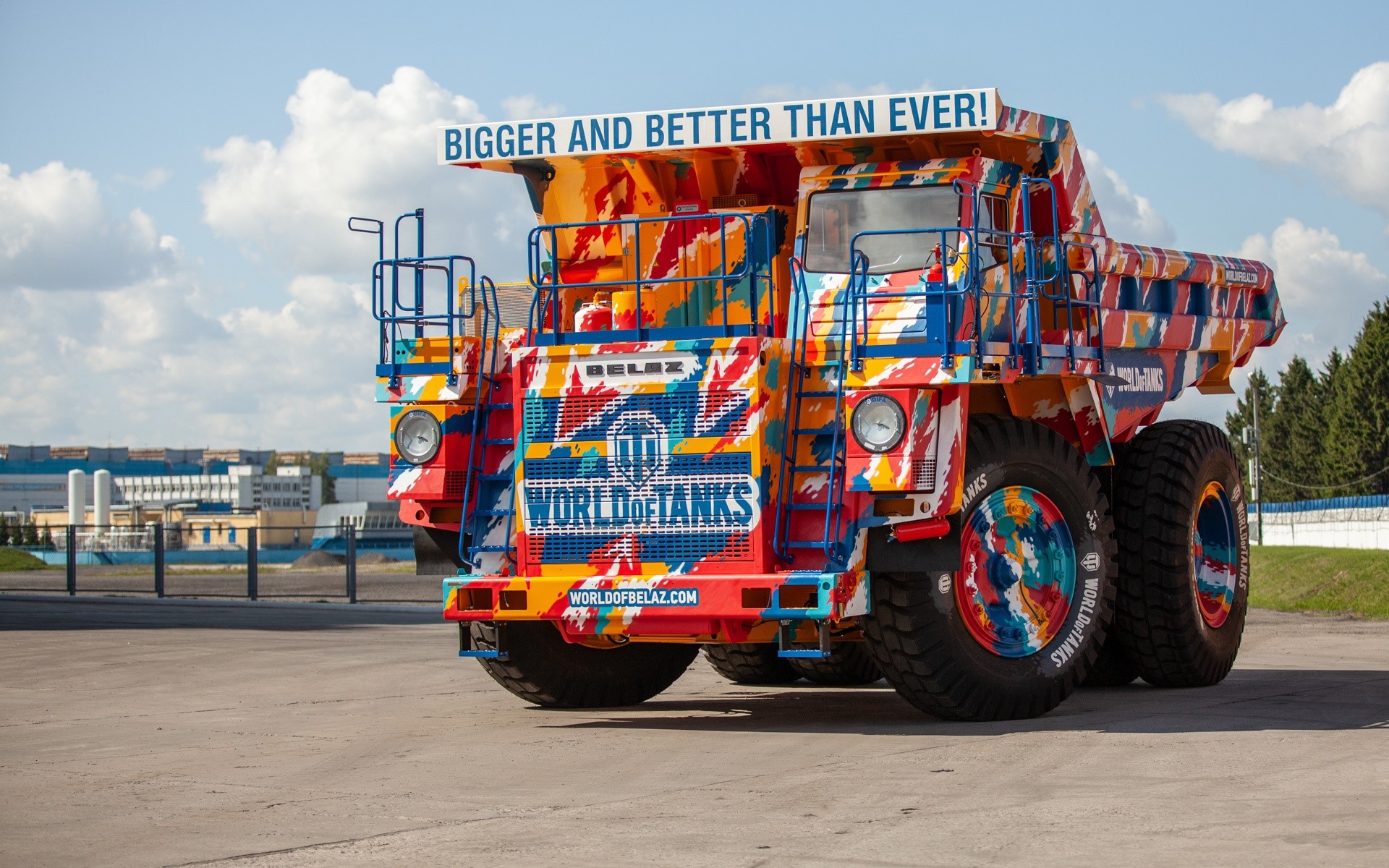 BELAZ World of Tanks dump truck HD Wallpaper