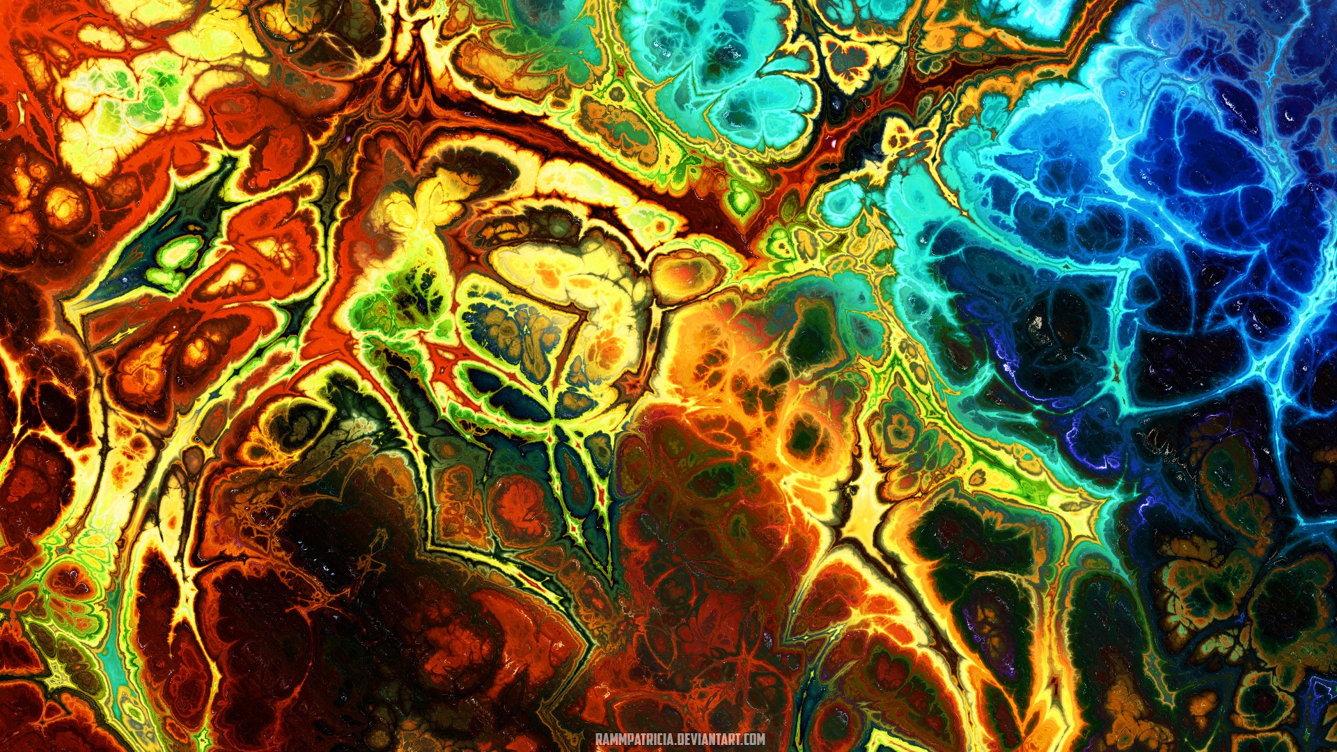 Abstract digital art by RammPatricia HD Wallpaper