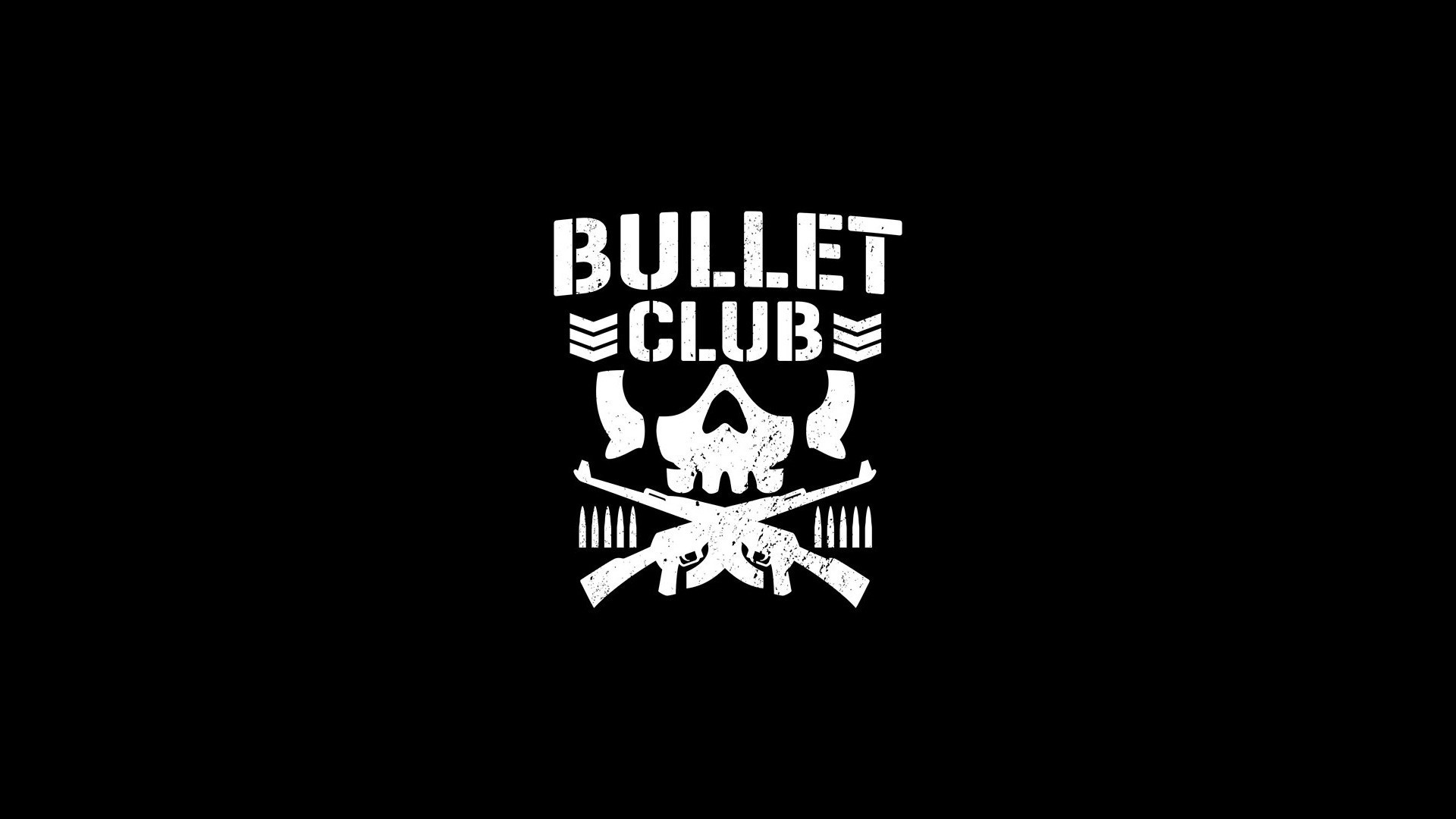 Bullet Club logo with skull and guns HD Wallpaper