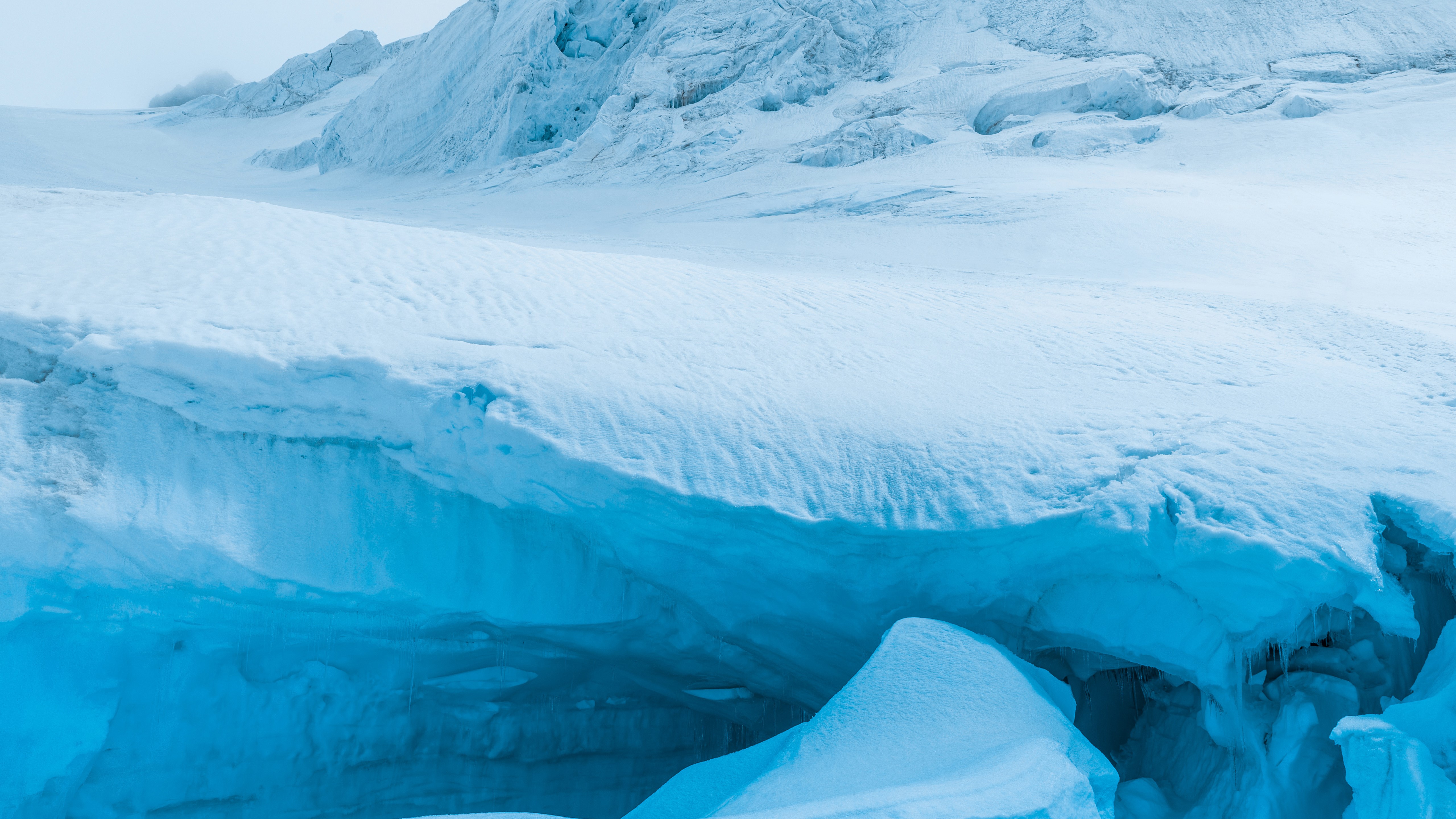 4K Winter Iceberg Snow HD Wallpaper