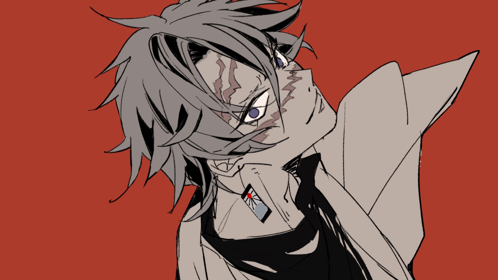 Sanemi Shinazugawa from Kimetsu no Yaiba HD Wallpaper