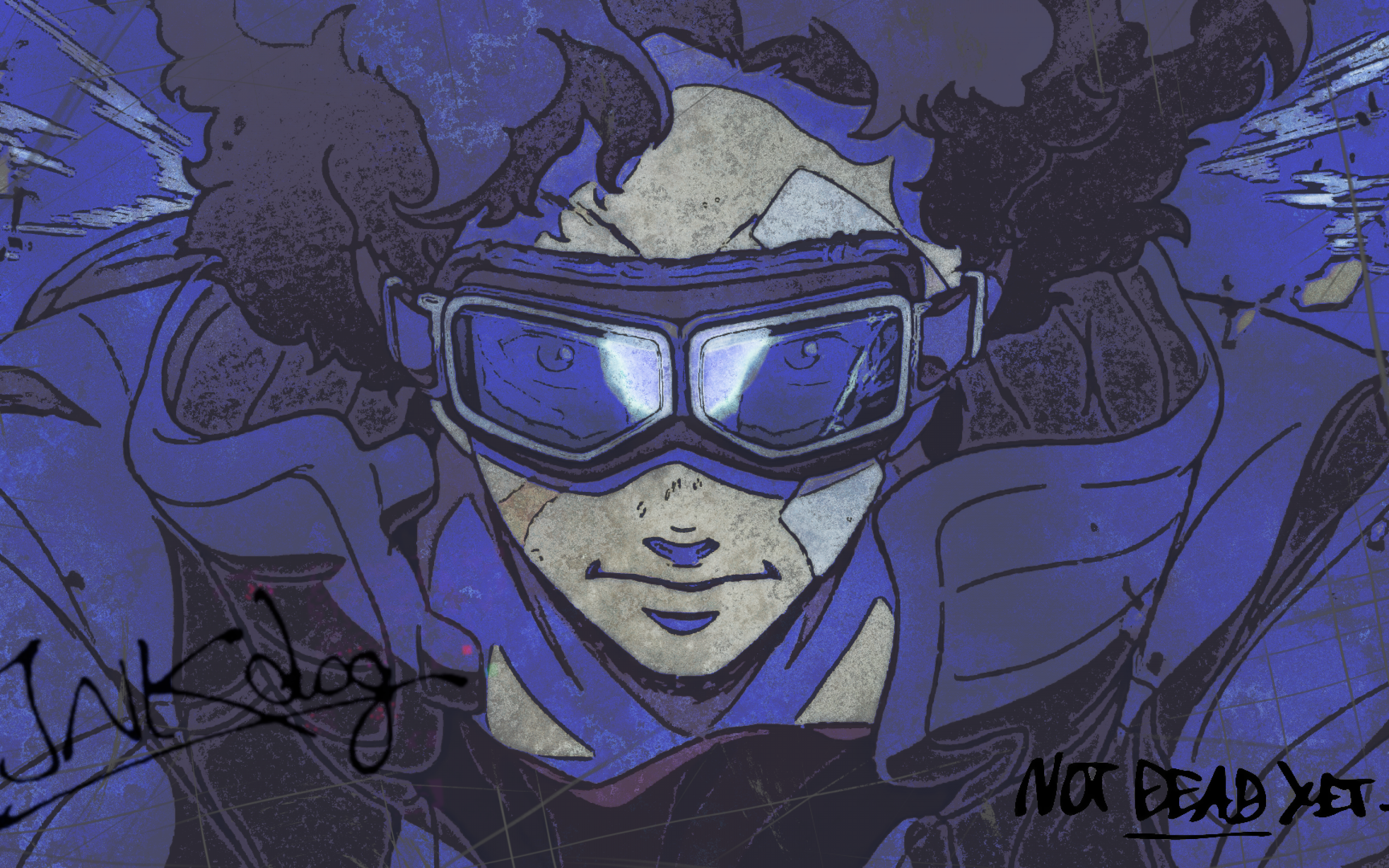 Joe from MEGALO BOX wearing goggles HD Wallpaper