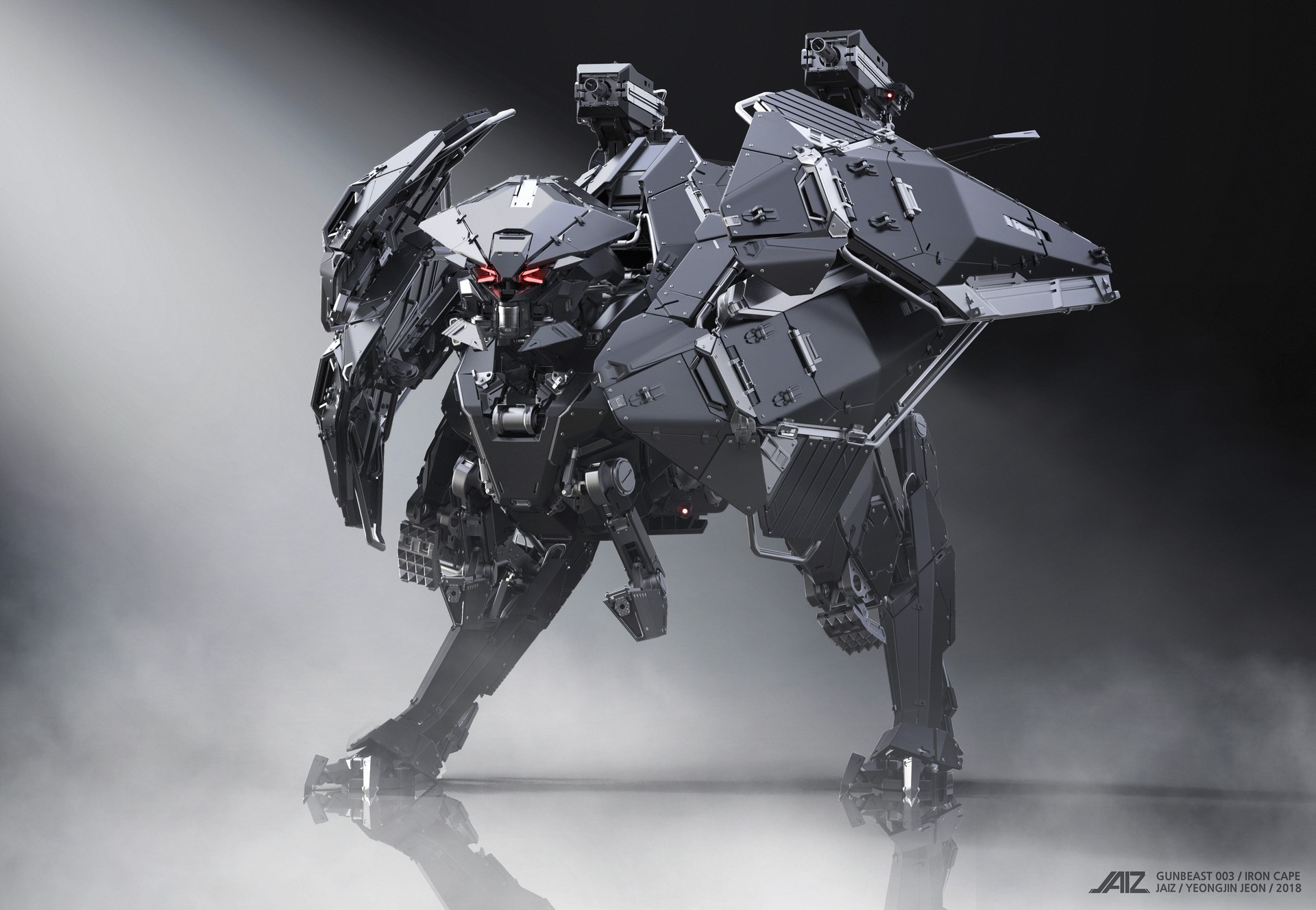 Gun Beast 003 Iron Cape by YeongJin Jeon HD Wallpaper