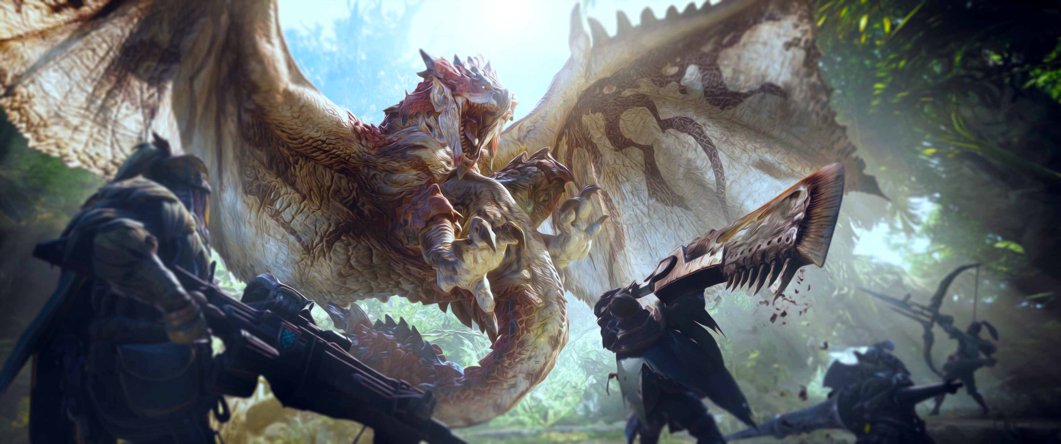 Rathalos from Monster Hunter: World HD Wallpaper