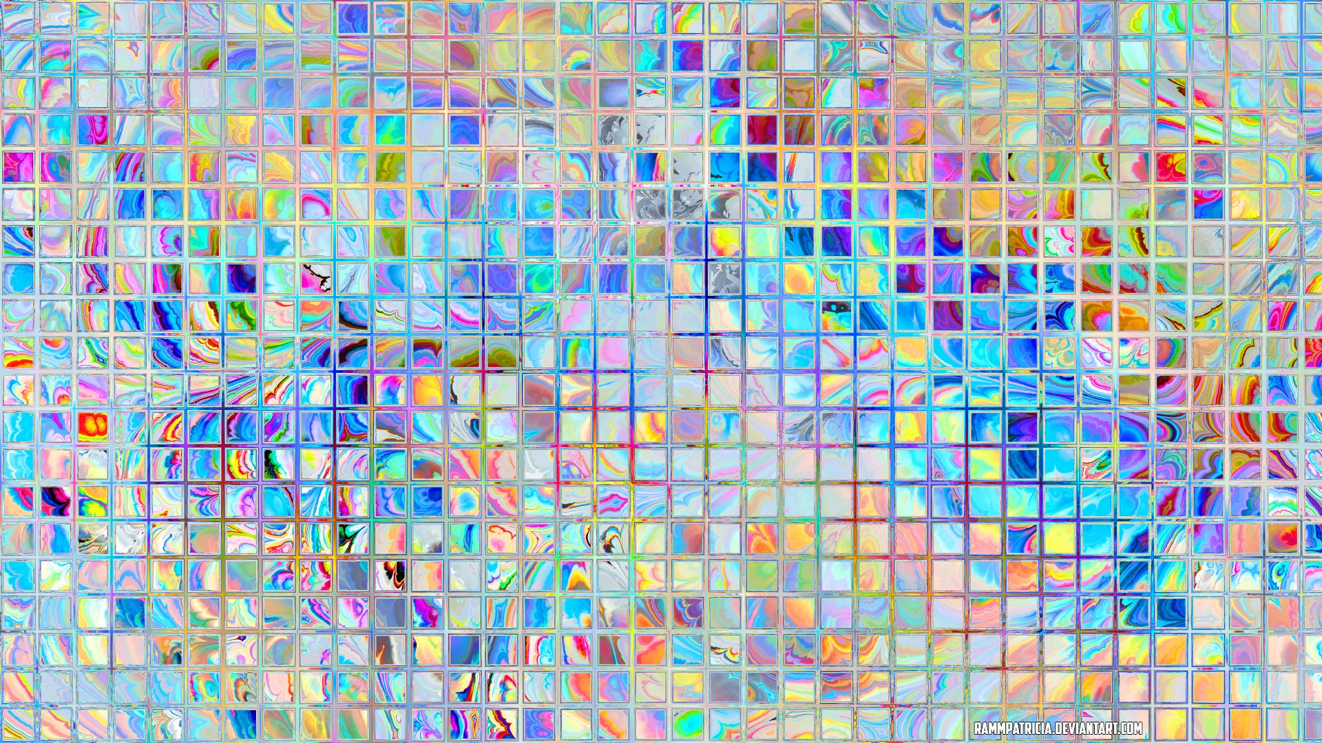 Colorful abstract digital art by RammPatricia HD Wallpaper