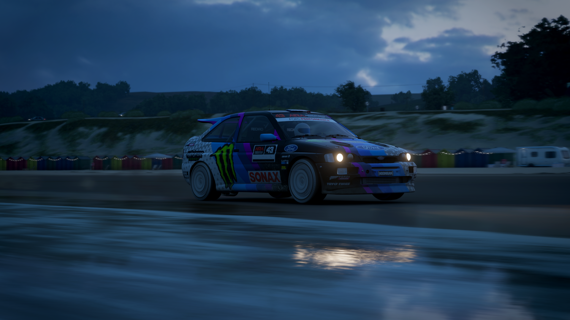 Ford Escort Cosworth Hoonigan in Forza Horizon 4 HD Wallpaper
