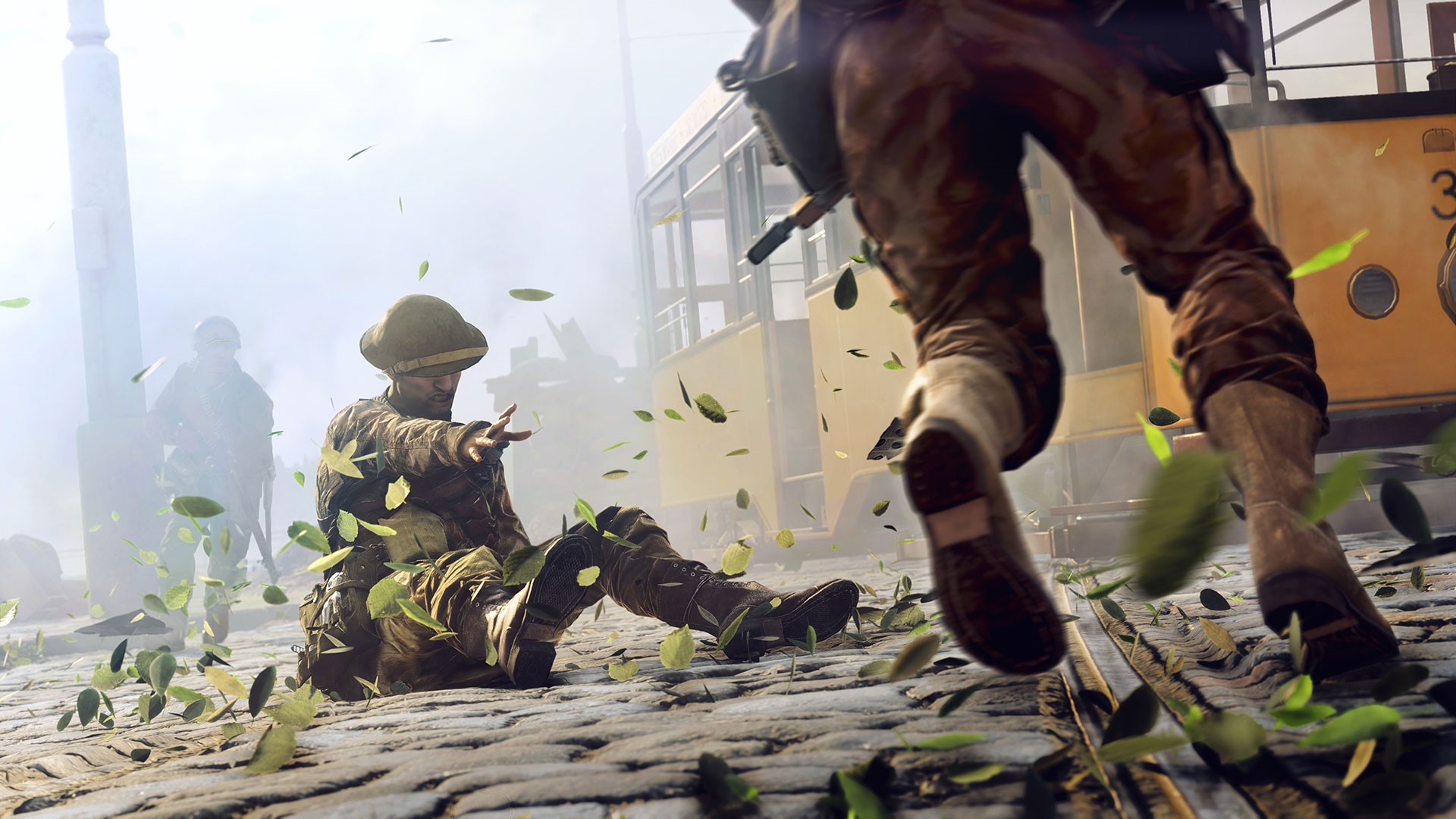 Soldiers in Battlefield during combat HD Wallpaper