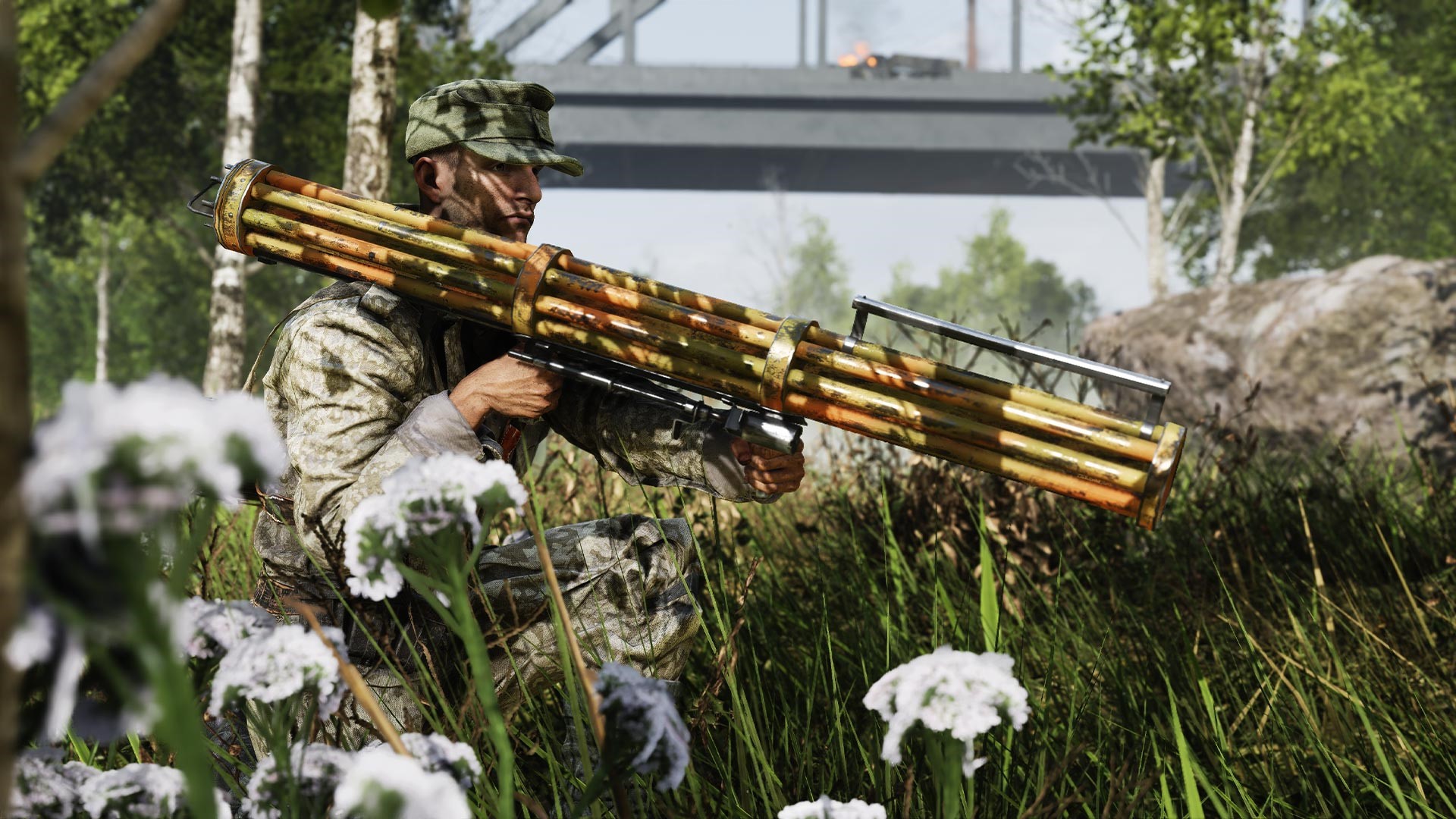 Soldier with Fliegerfaust in Battlefield V HD Wallpaper