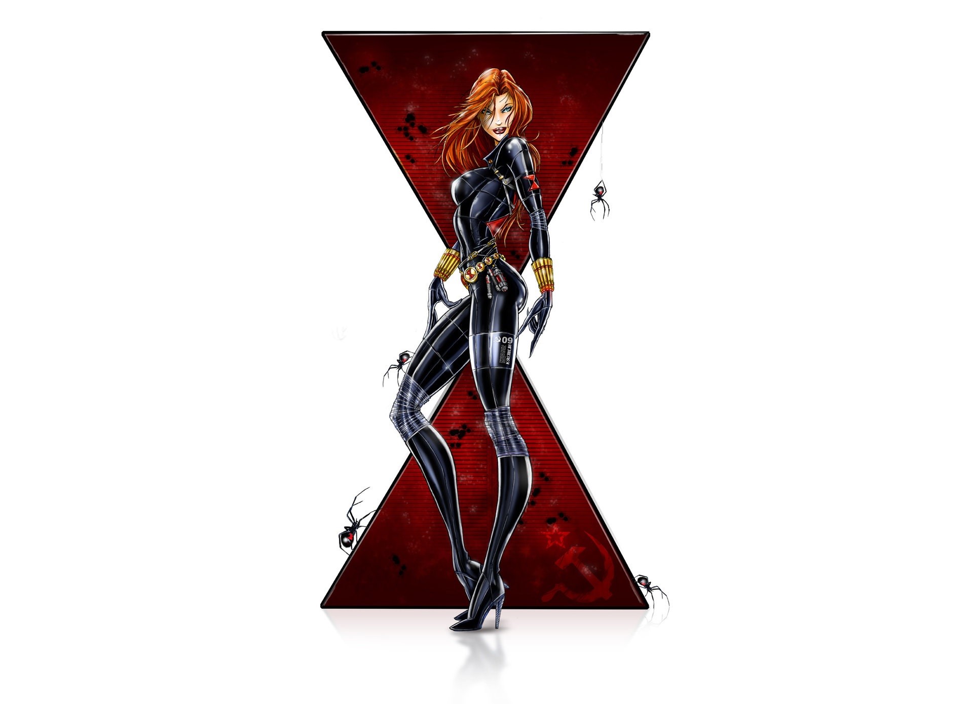 Black Widow from Marvel Comics HD Wallpaper
