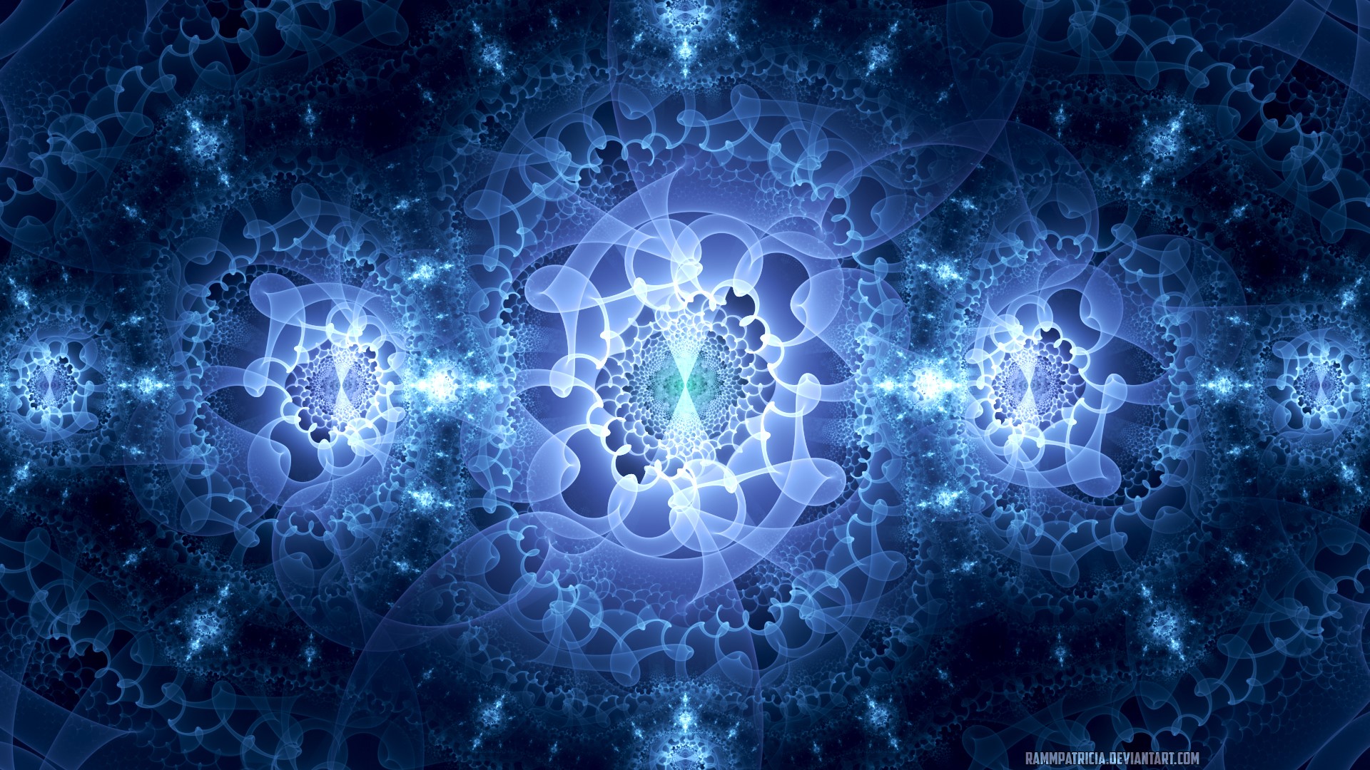Chaotica spiritual abstract digital fractal art HD Wallpaper