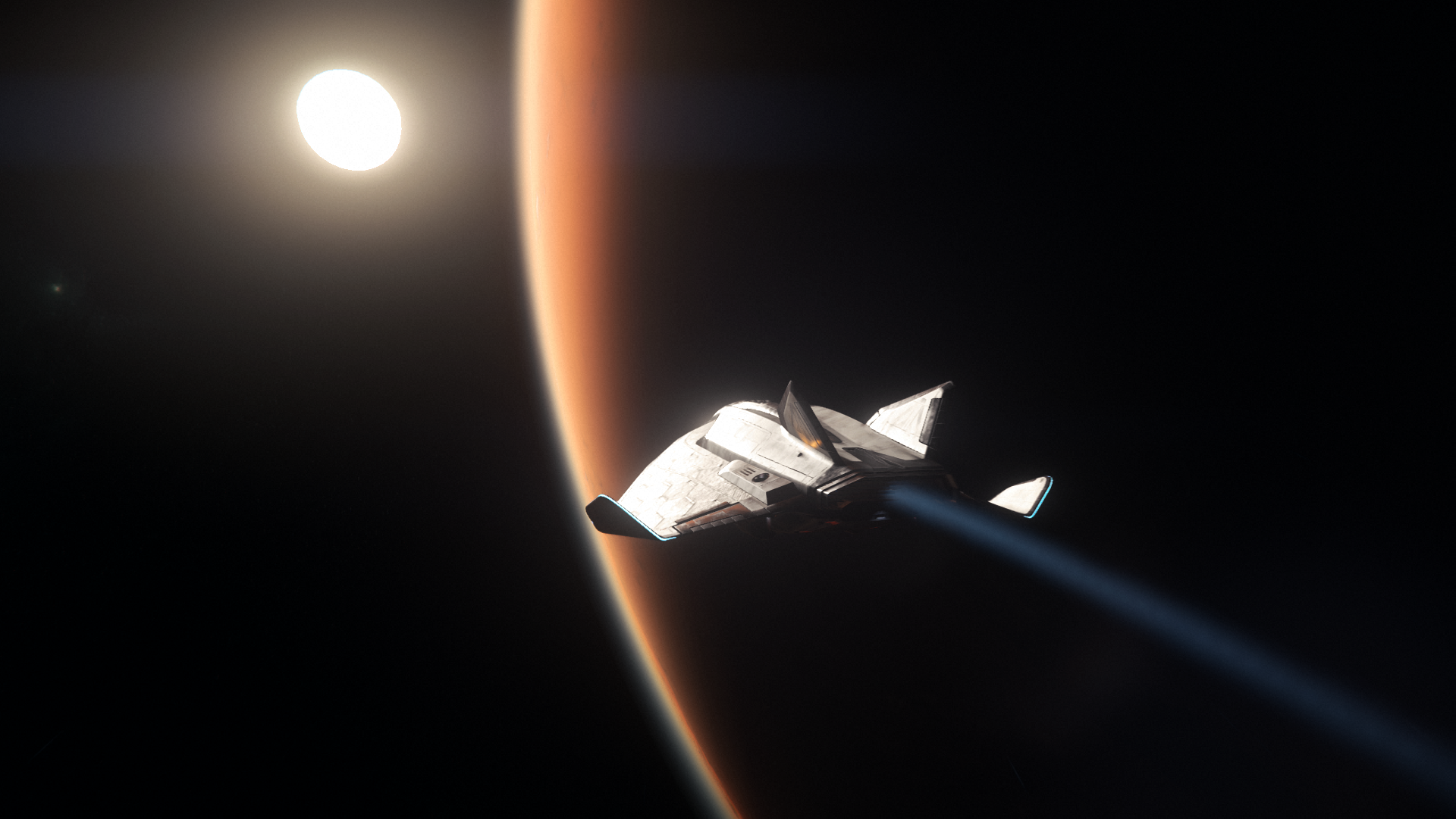Aegis Avenger Titan spaceship in Star Citizen HD Wallpaper