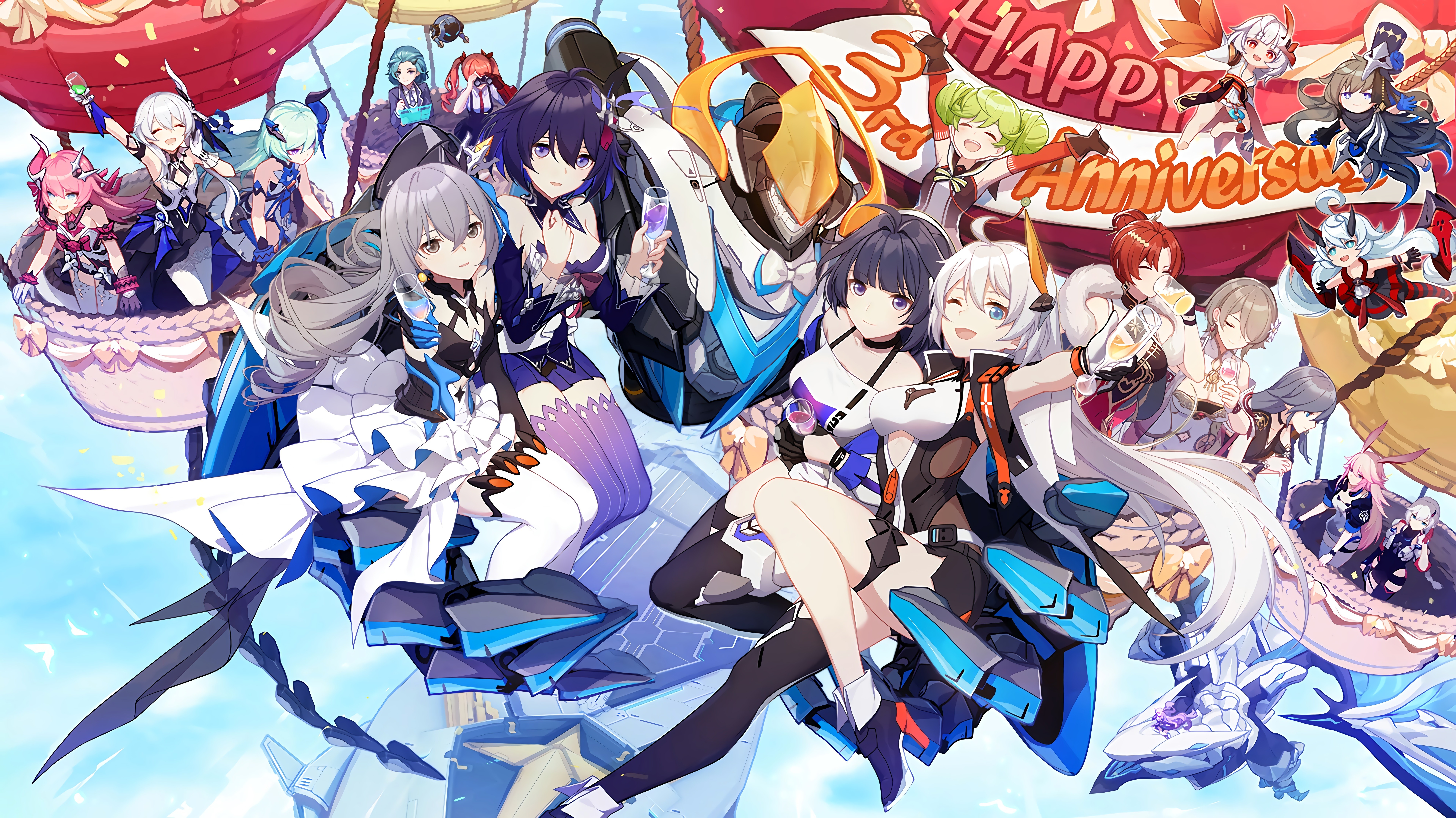 Honkai Impact 3rd 3rd Anniversary Artwork HD Wallpaper