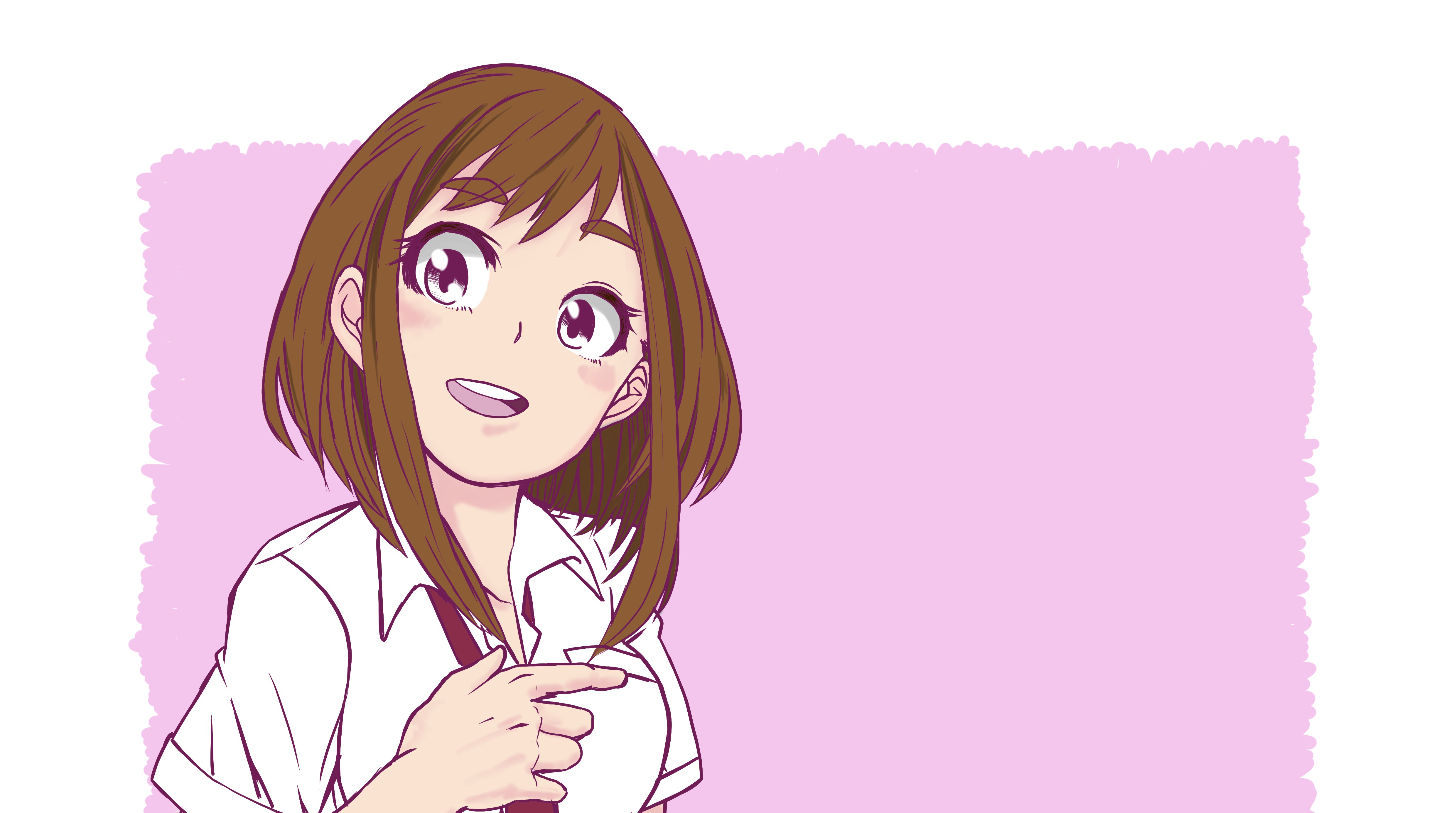 Uraraka Ochako from Boku no Hero Academia HD Wallpaper