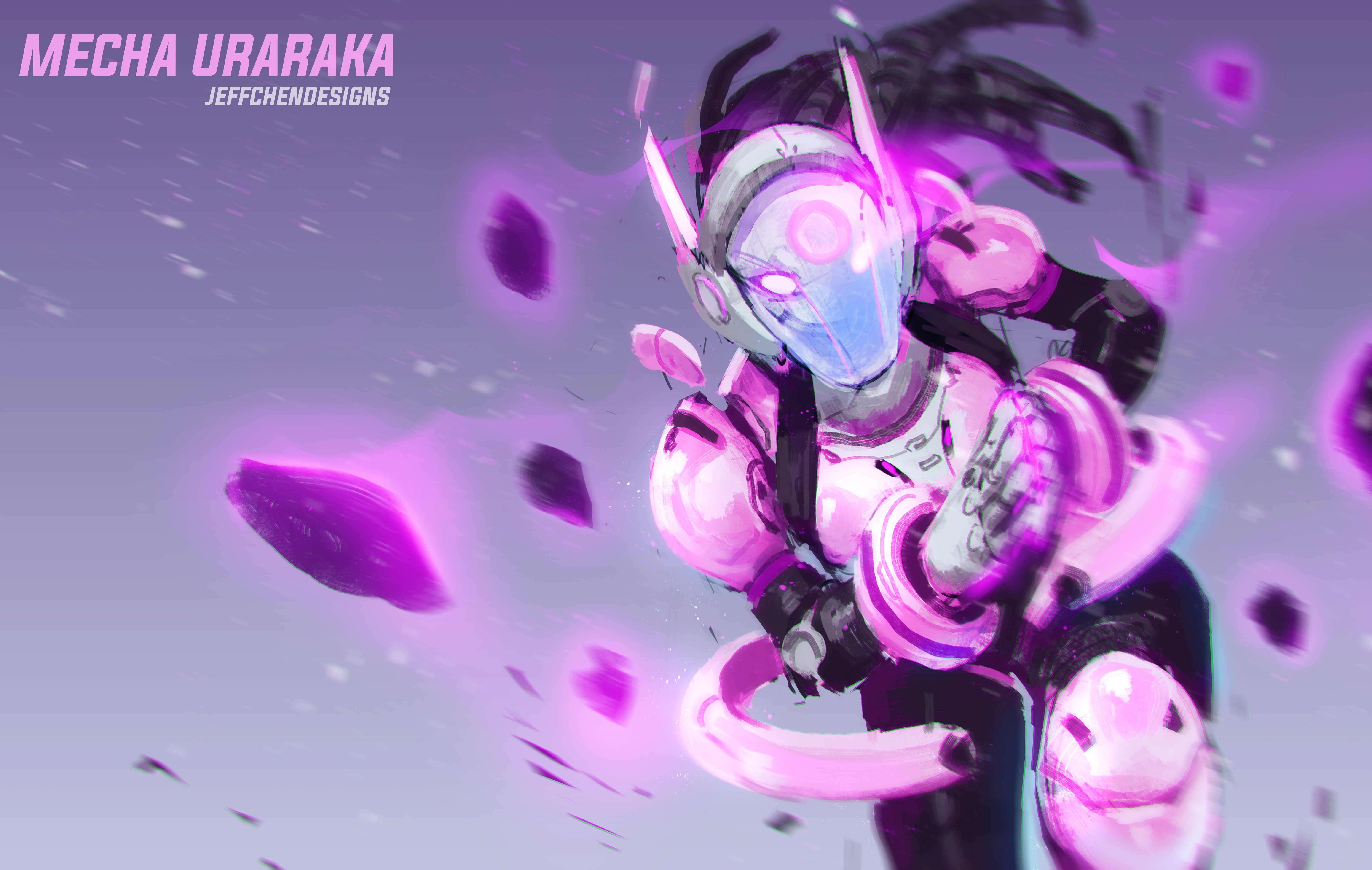 Mecha Uraraka from Boku no Hero Academia HD Wallpaper