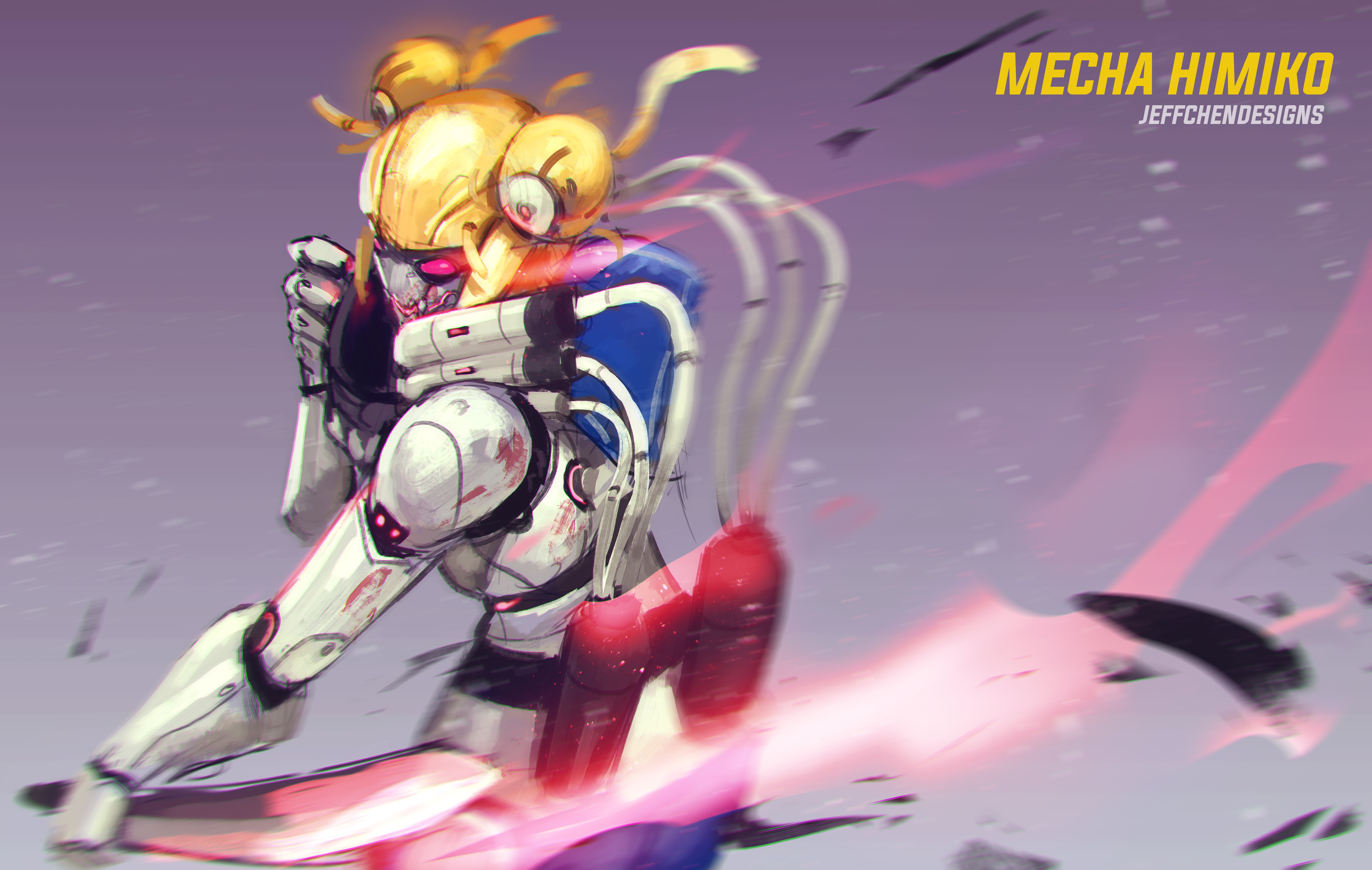 Mecha Himiko Toga from Boku no Hero Academia HD Wallpaper