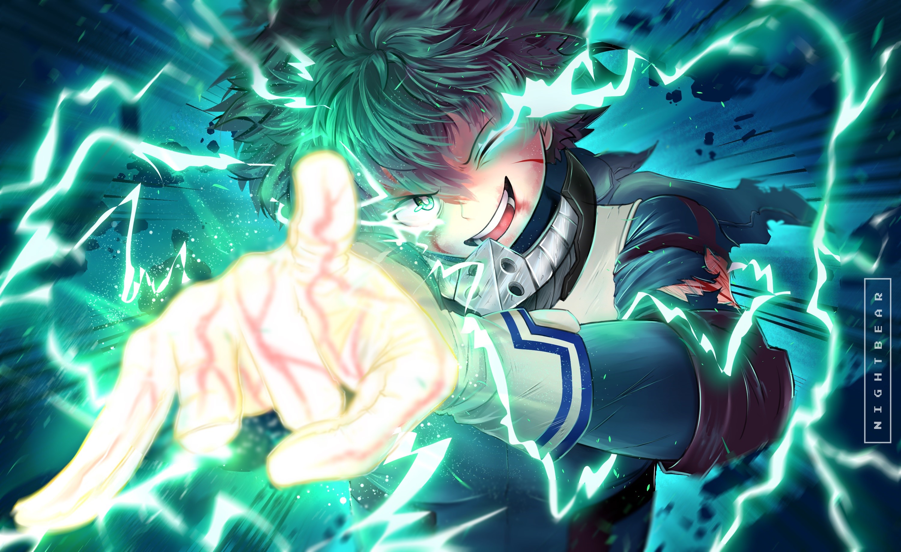 Izuku Midoriya from Boku no Hero Academia HD Wallpaper
