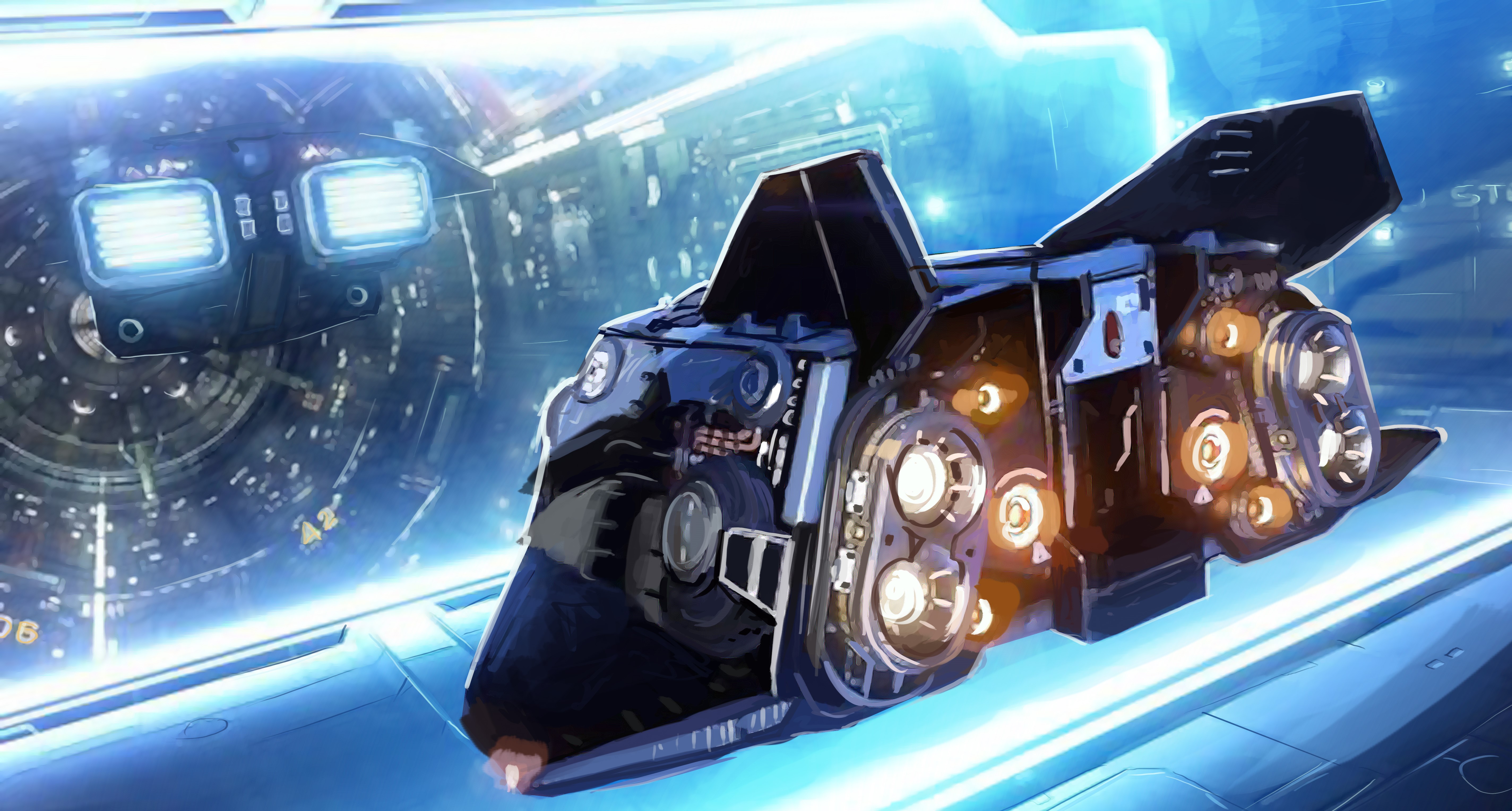 Spaceship in Elite: Dangerous HD Wallpaper