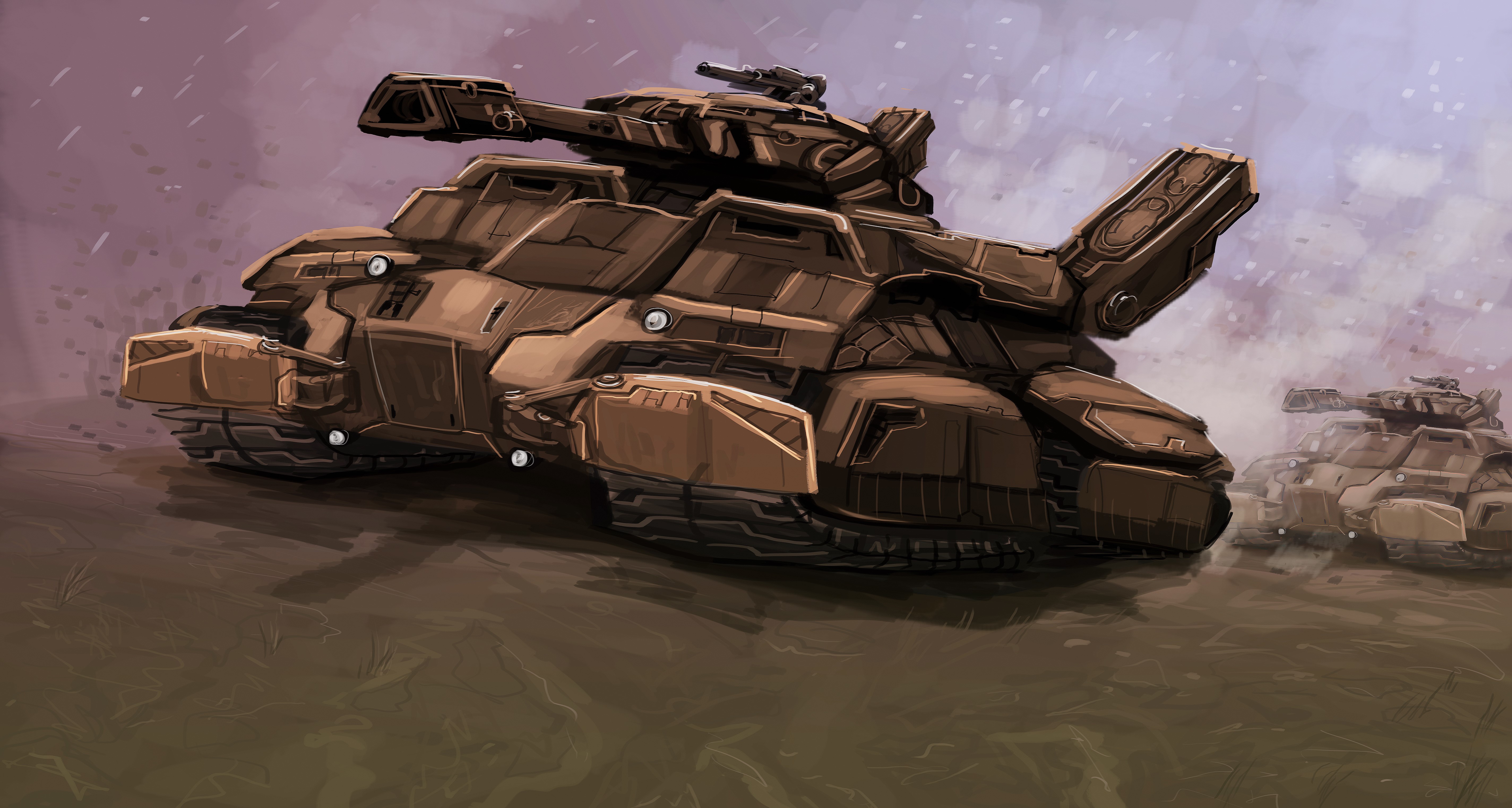 4K Elite: Dangerous science fiction tanks HD Wallpaper