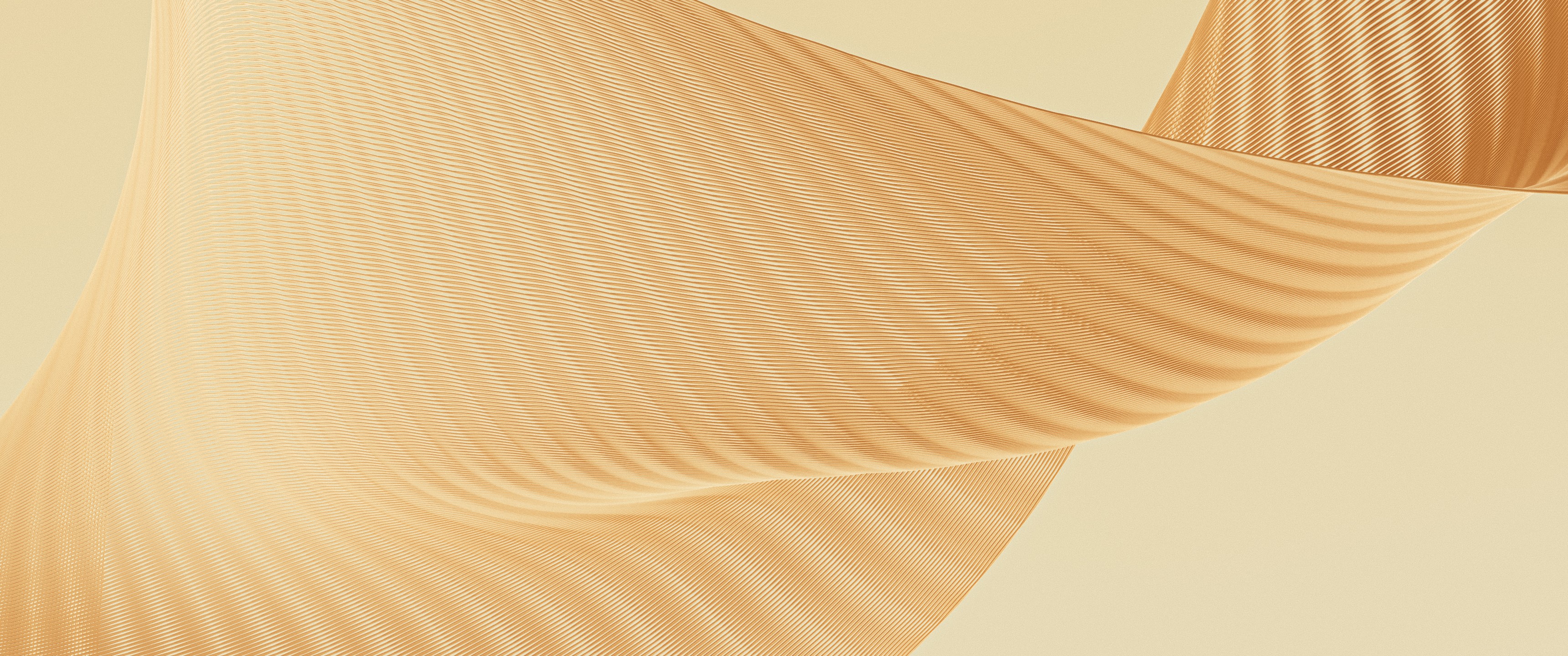 3D abstract render of flowing fabric HD Wallpaper