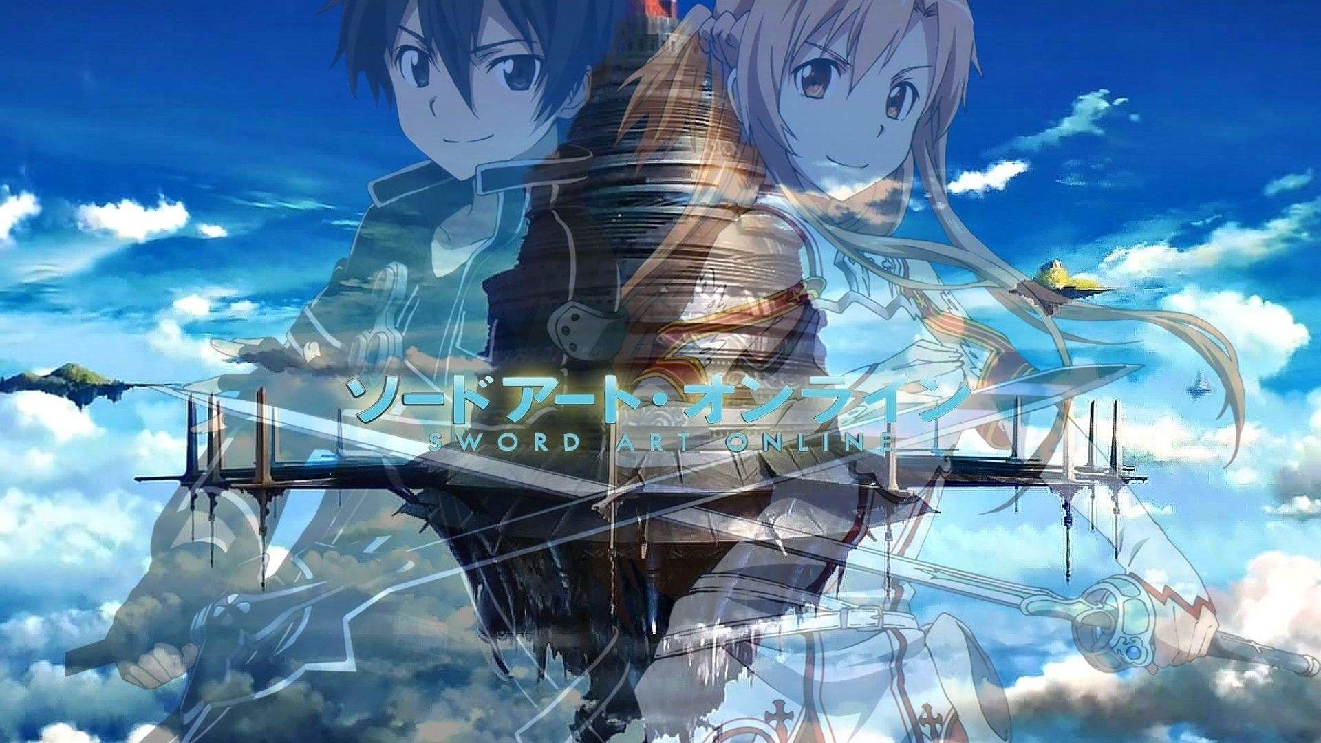Kirito and Asuna from Sword Art Online HD Wallpaper