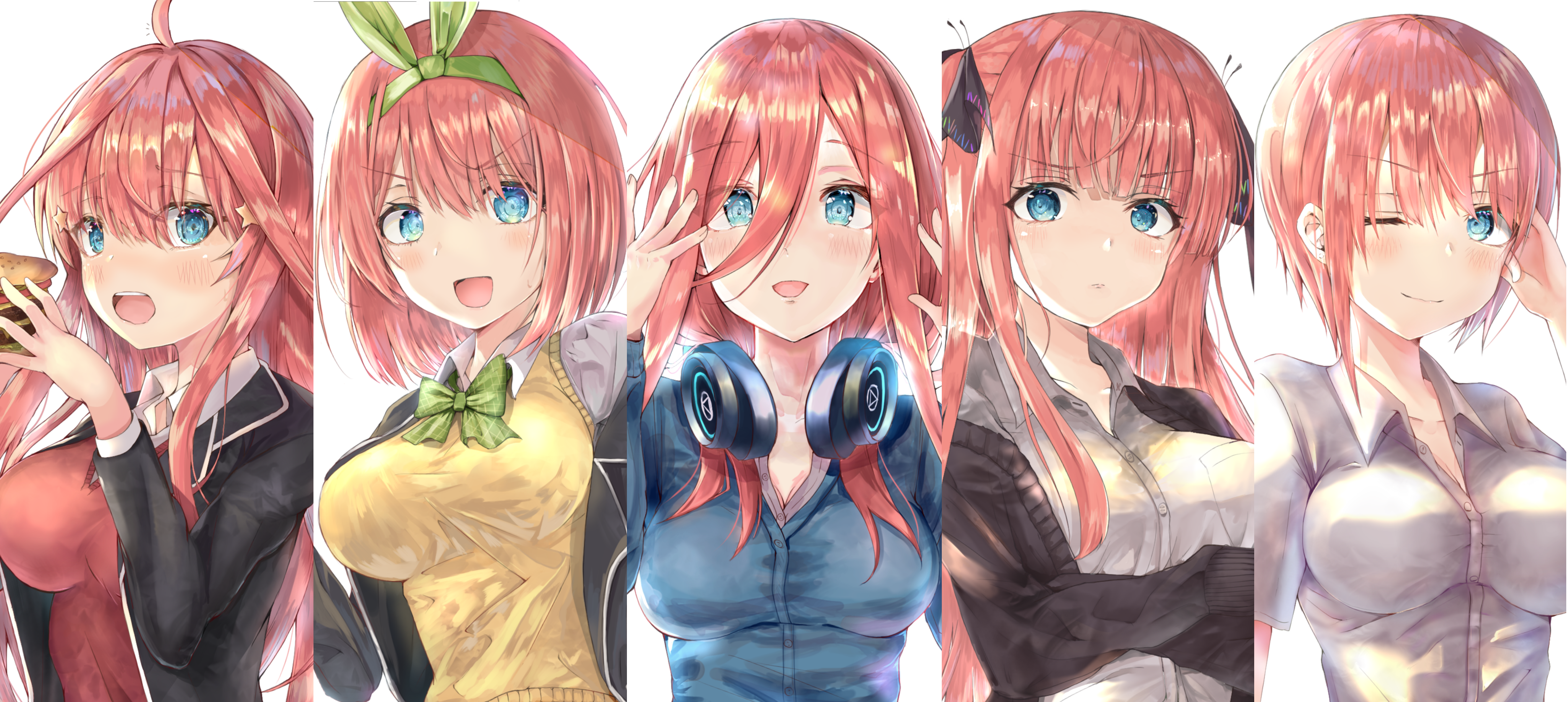 4K 5-toubun no Hanayome Quintuplets HD Wallpaper