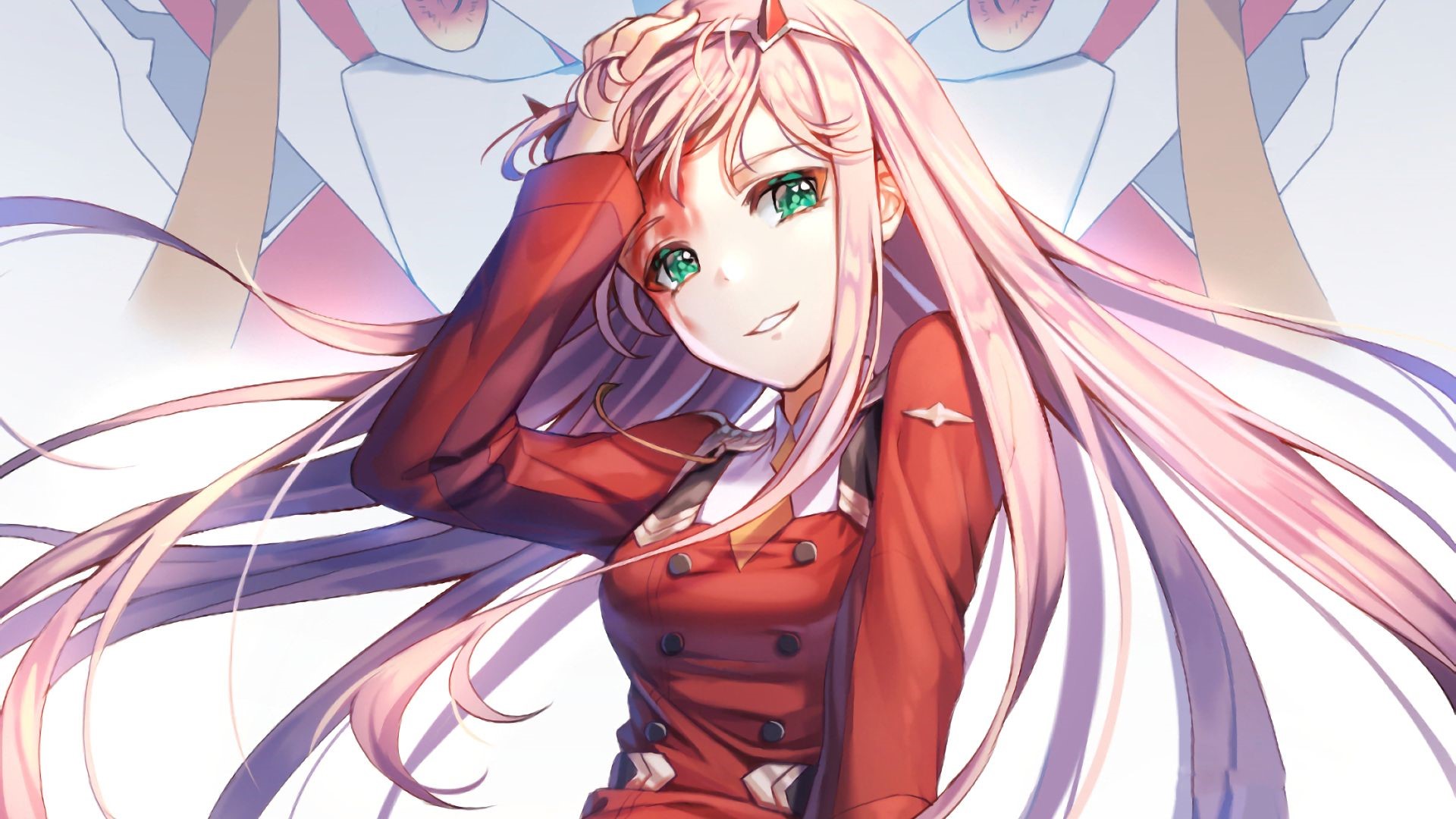 Zero Two from Darling in the FranXX HD Wallpaper