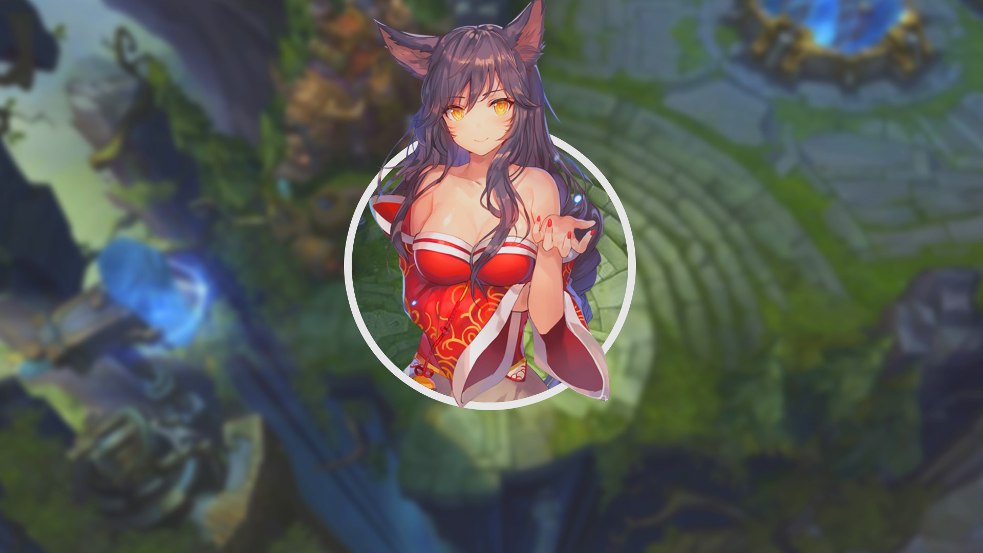 Ahri from League of Legends HD Wallpaper