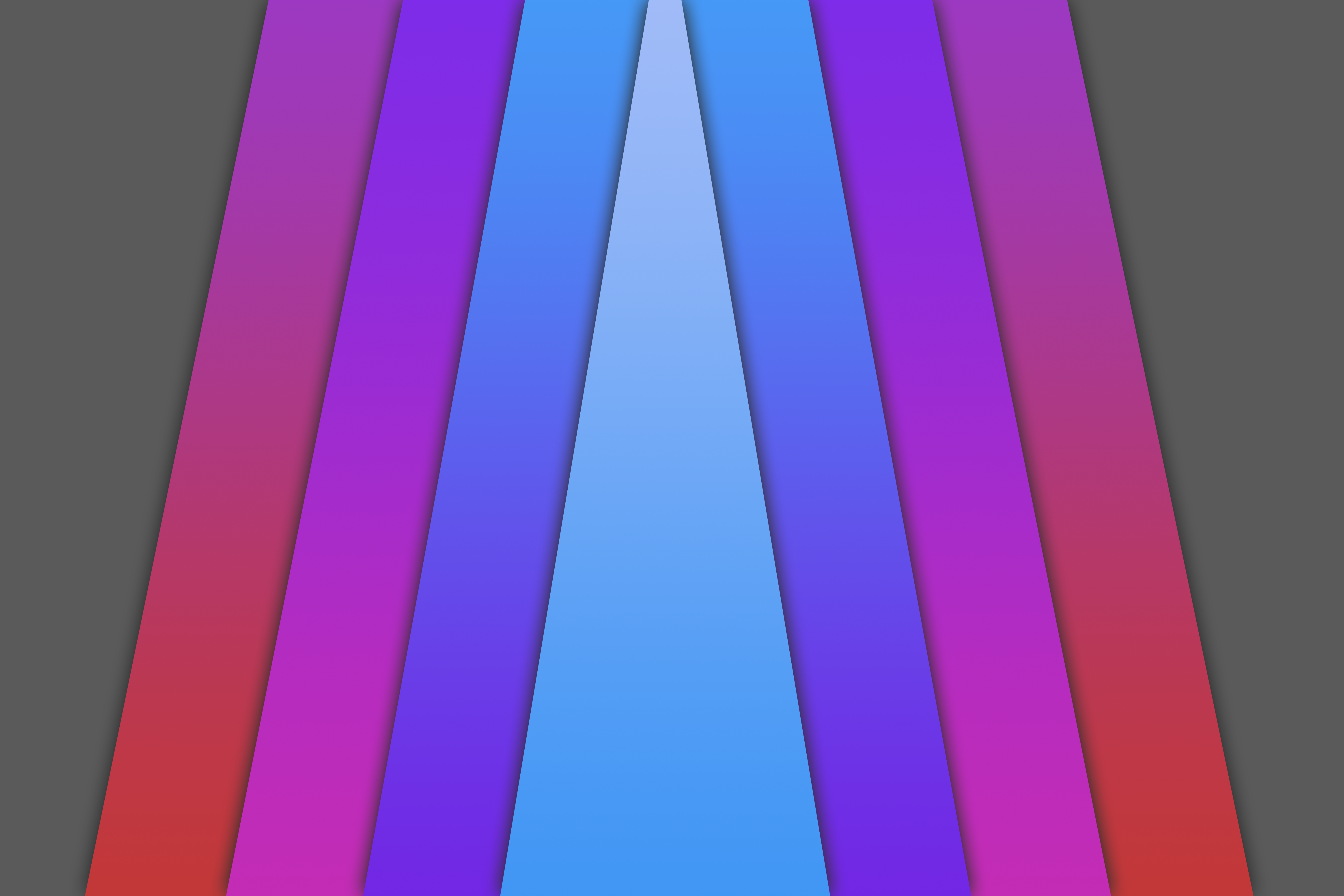 Abstract colorful layered triangles 4K HD Wallpaper