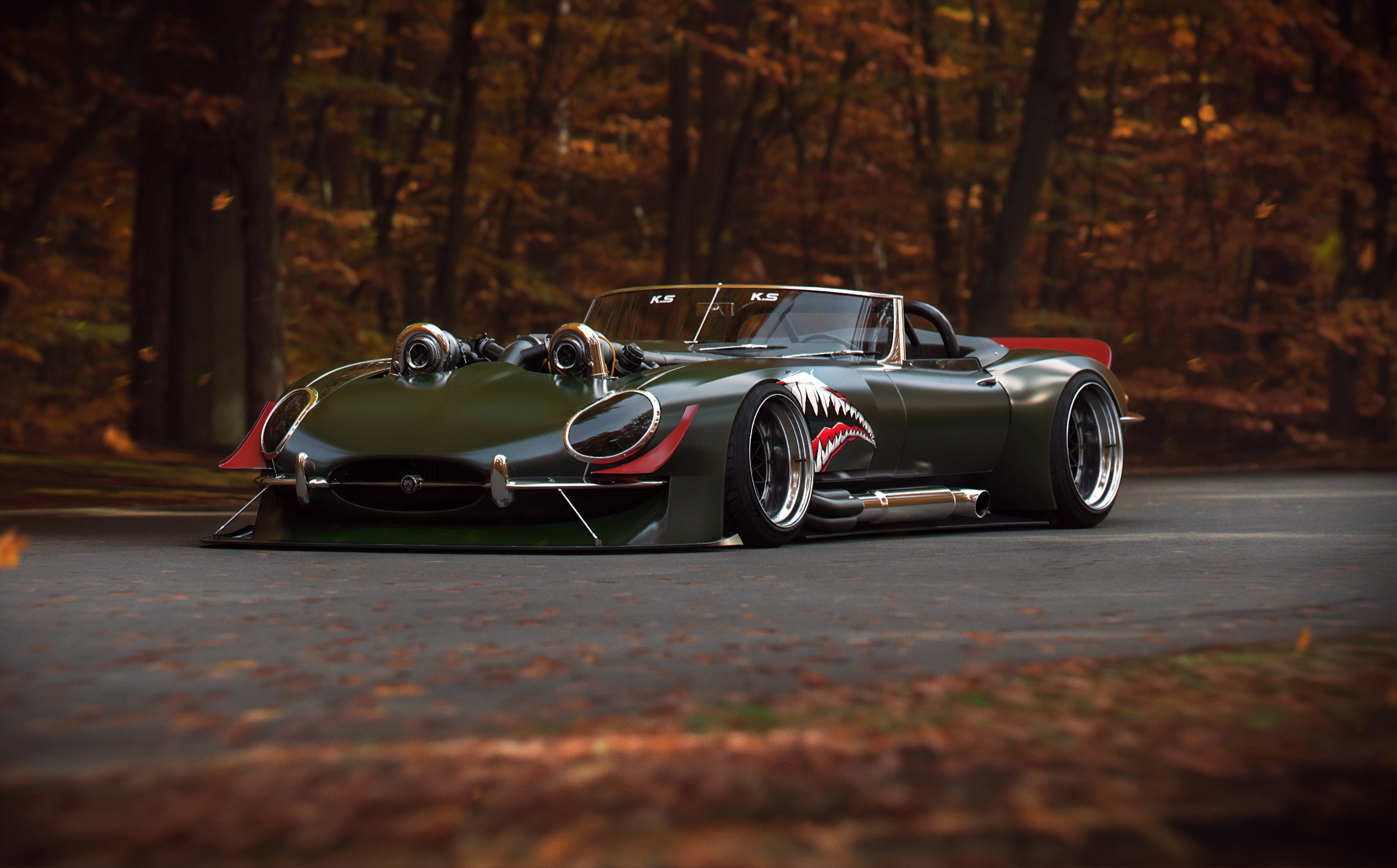 4K Khyzyl Saleem car render HD Wallpaper