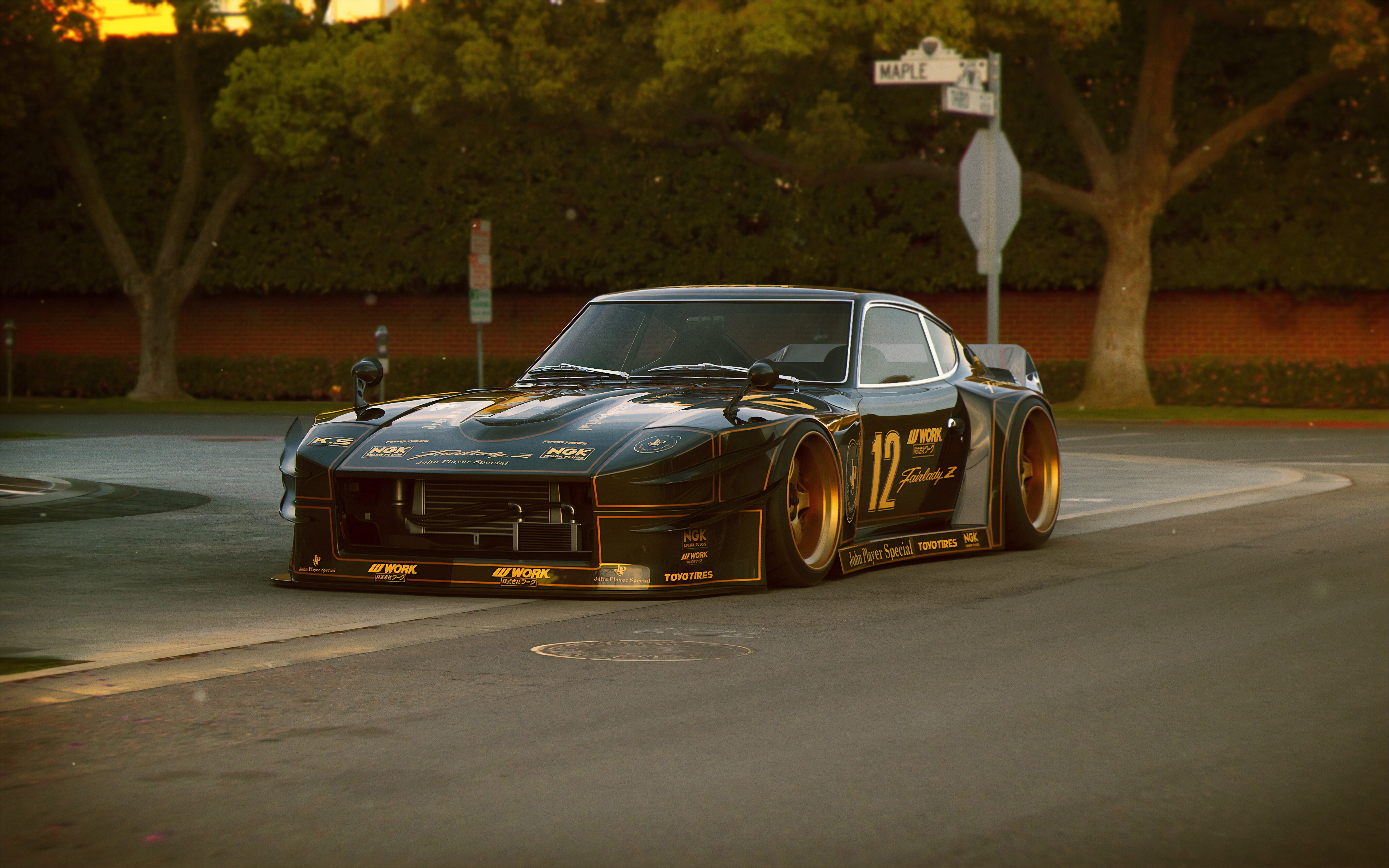 4K render of a custom Nissan S30 by Khyzyl Saleem HD Wallpaper