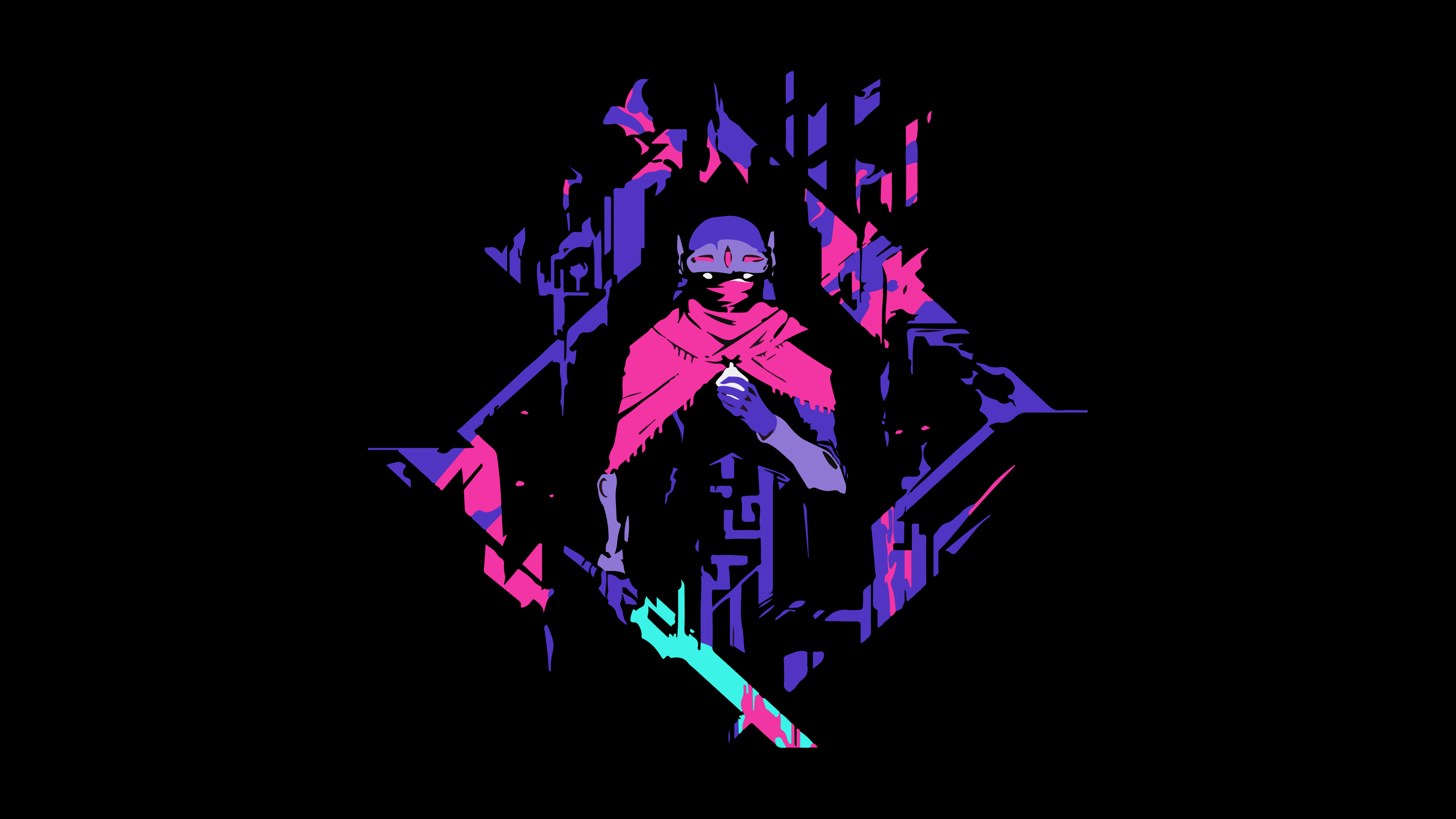 Hyper Light Drifter character with sword HD Wallpaper