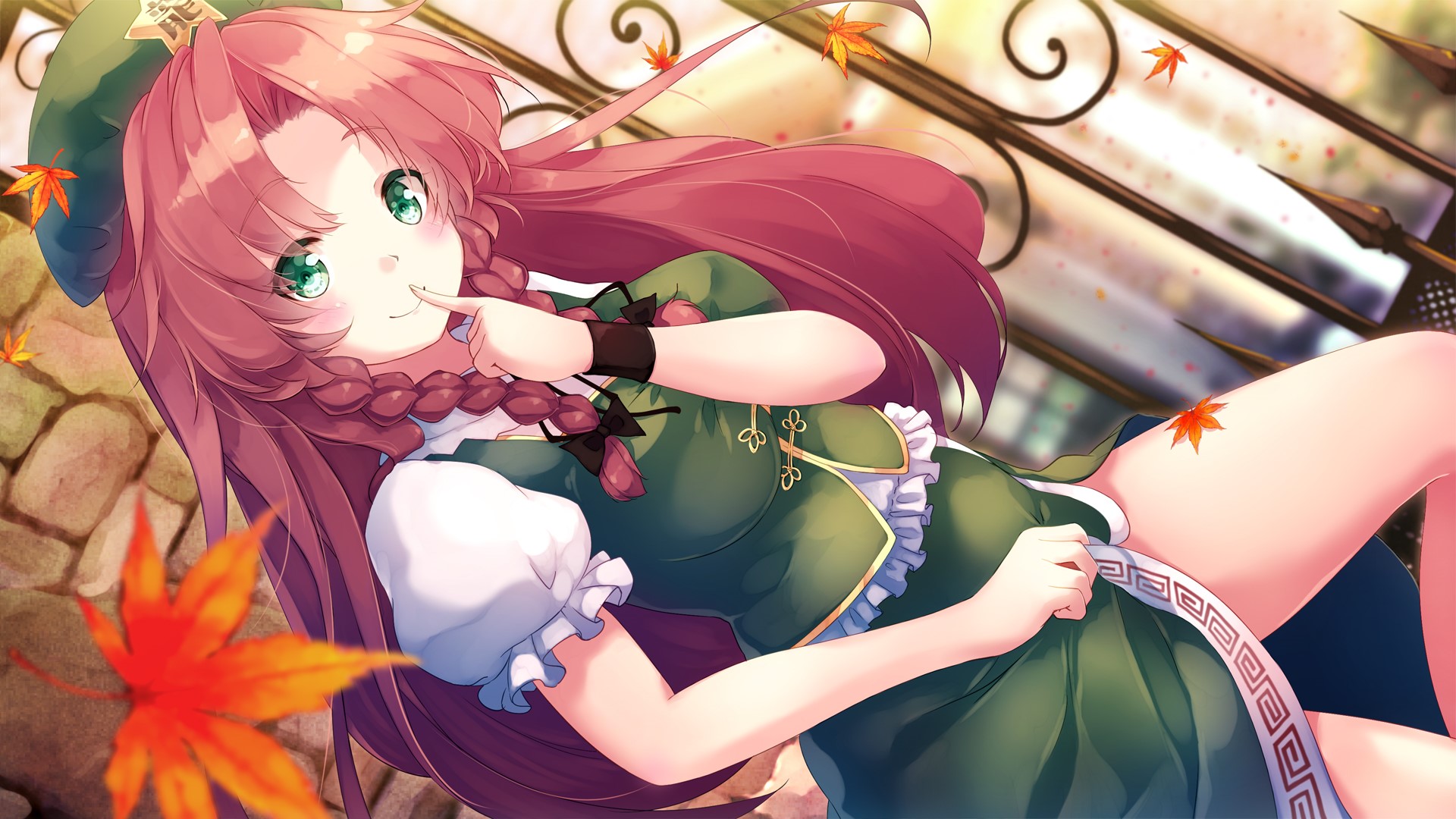 Hong Meiling from Touhou Project HD Wallpaper