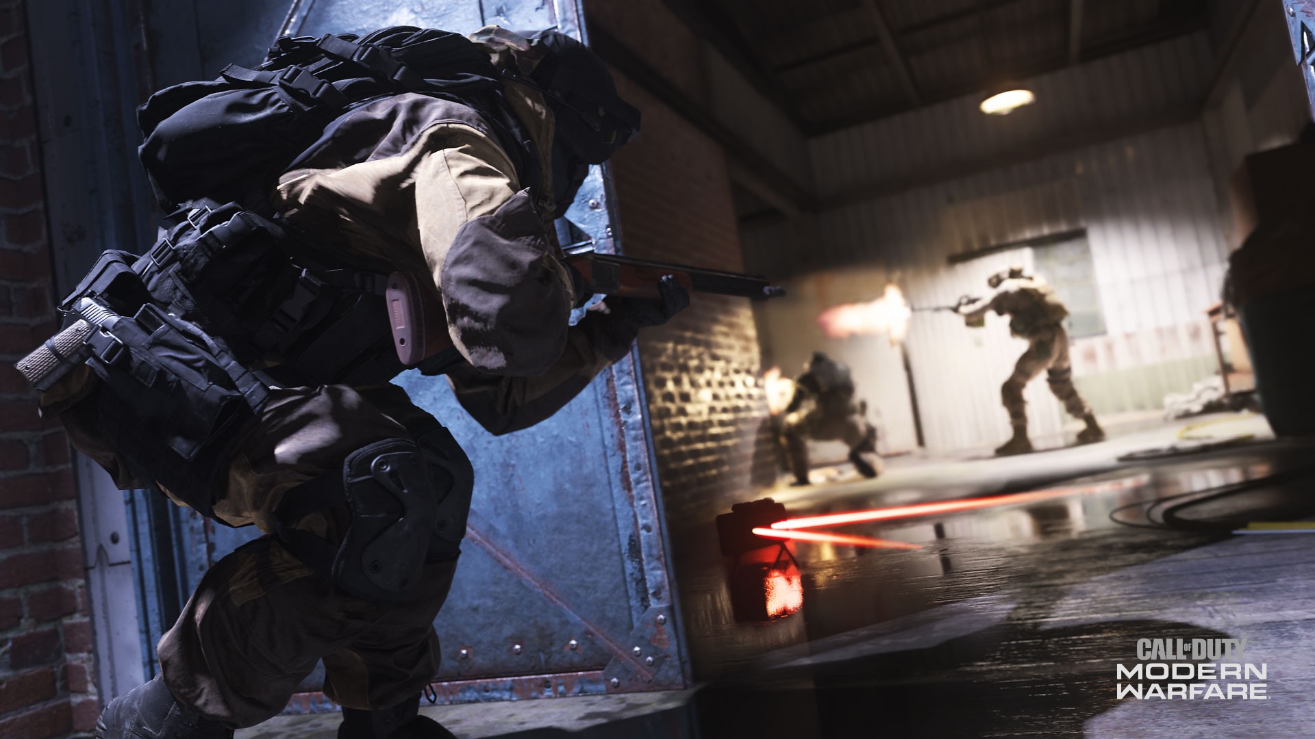 Call of Duty Modern Warfare soldiers in combat HD Wallpaper