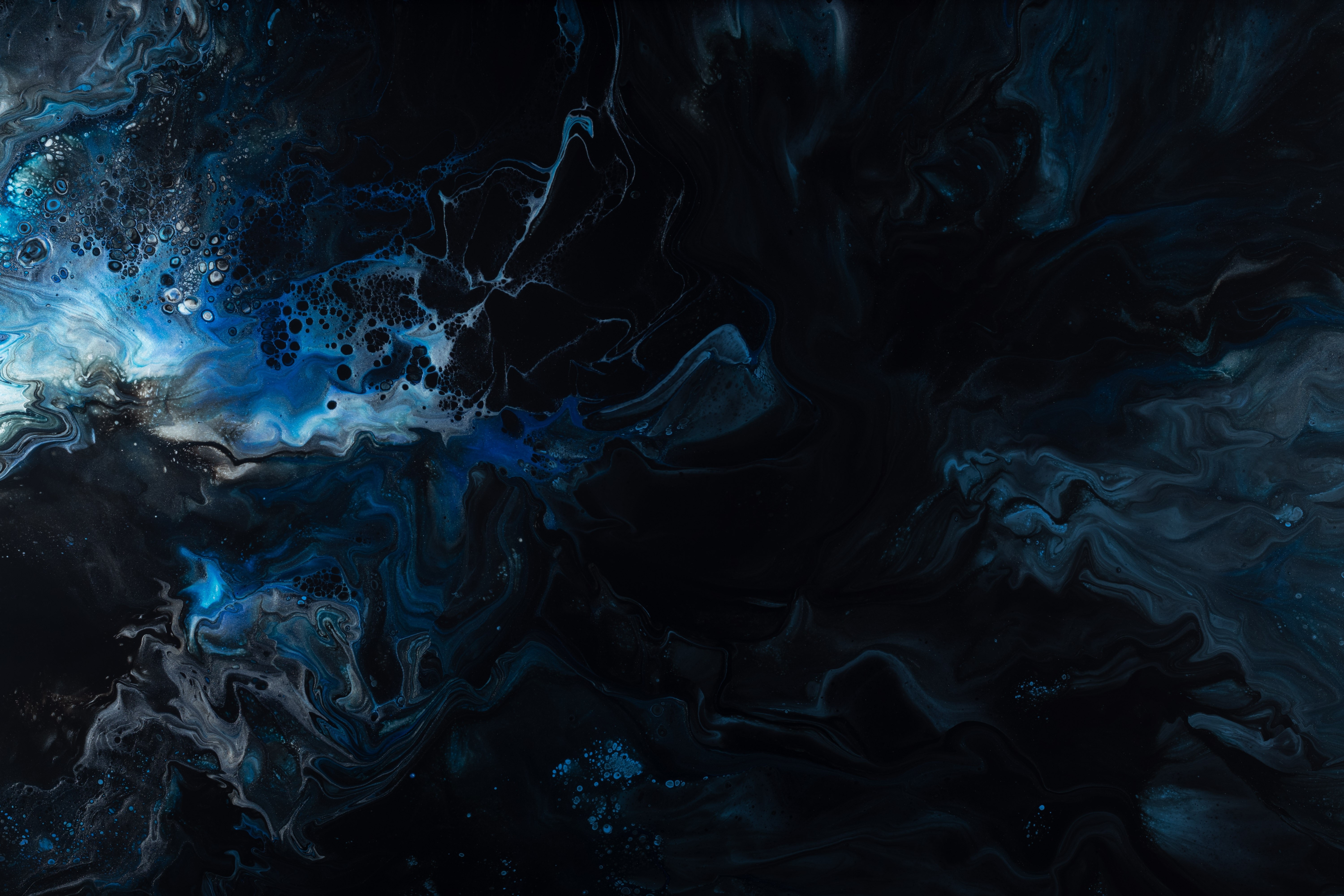 Abstract paint in water 4K HD Wallpaper