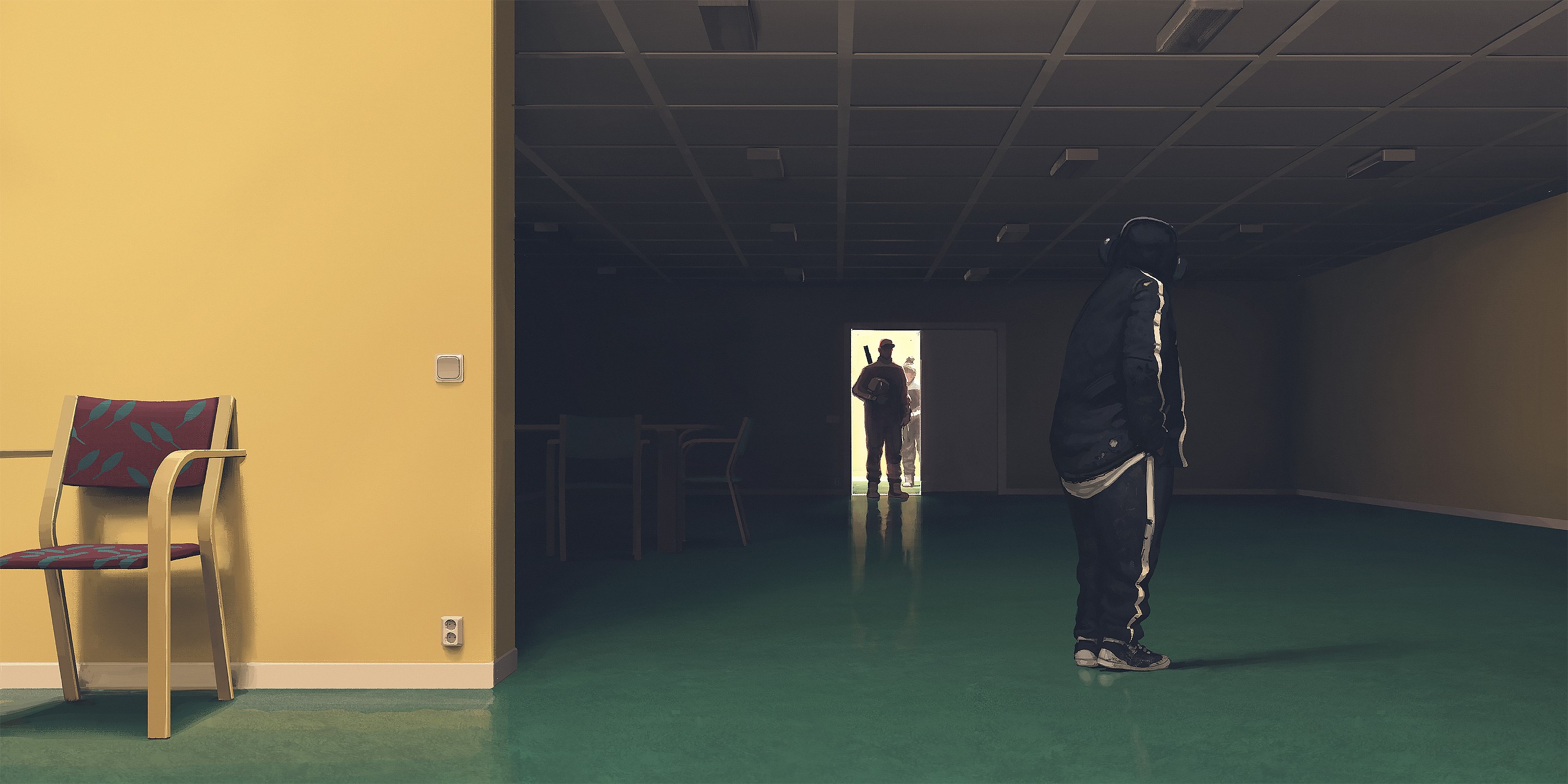 Artwork from Tales From The Loop by Simon Stålenhag HD Wallpaper