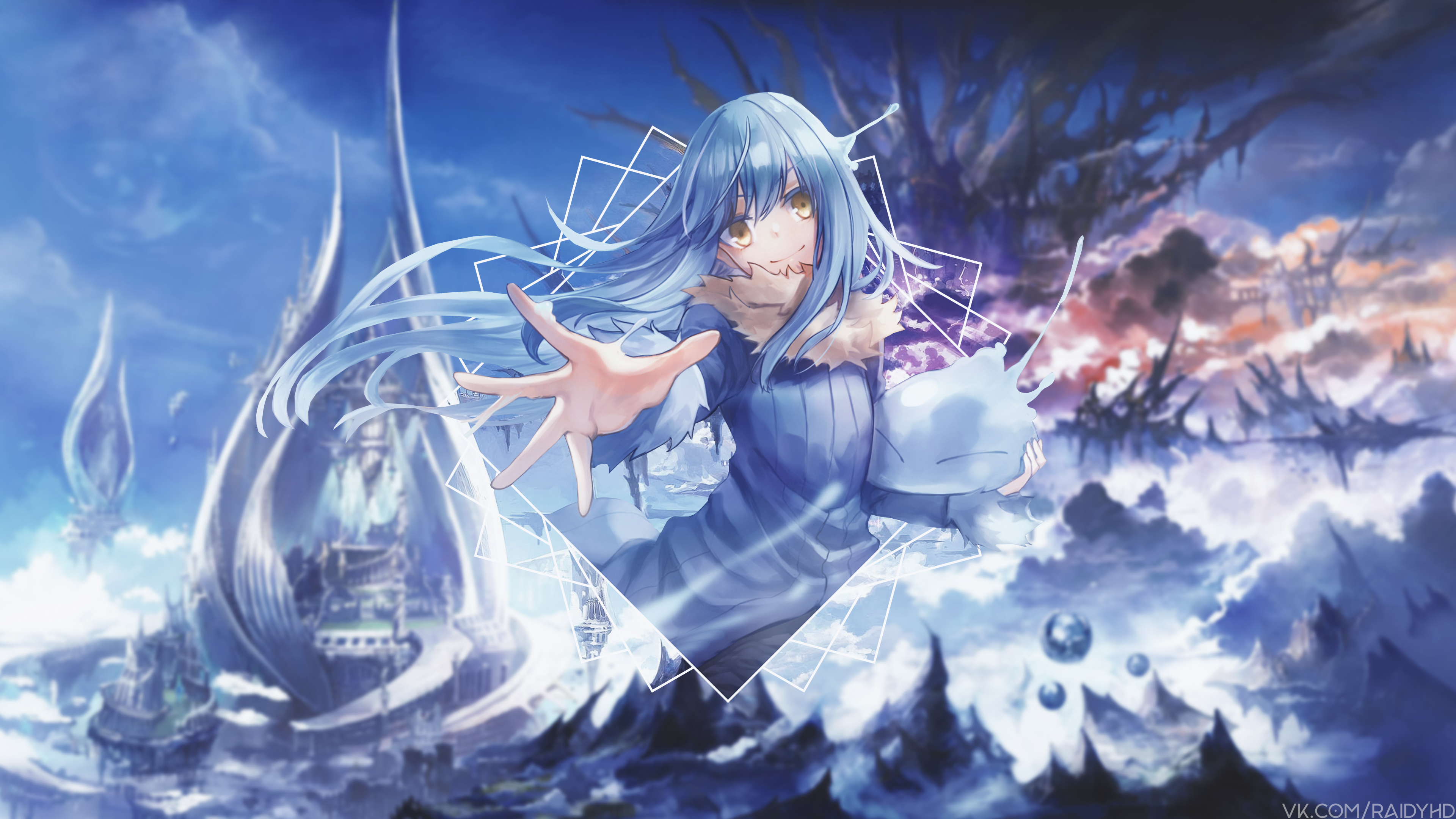 4K Rimuru Tempest from Tensei Shitara Slime Datta Ken HD Wallpaper