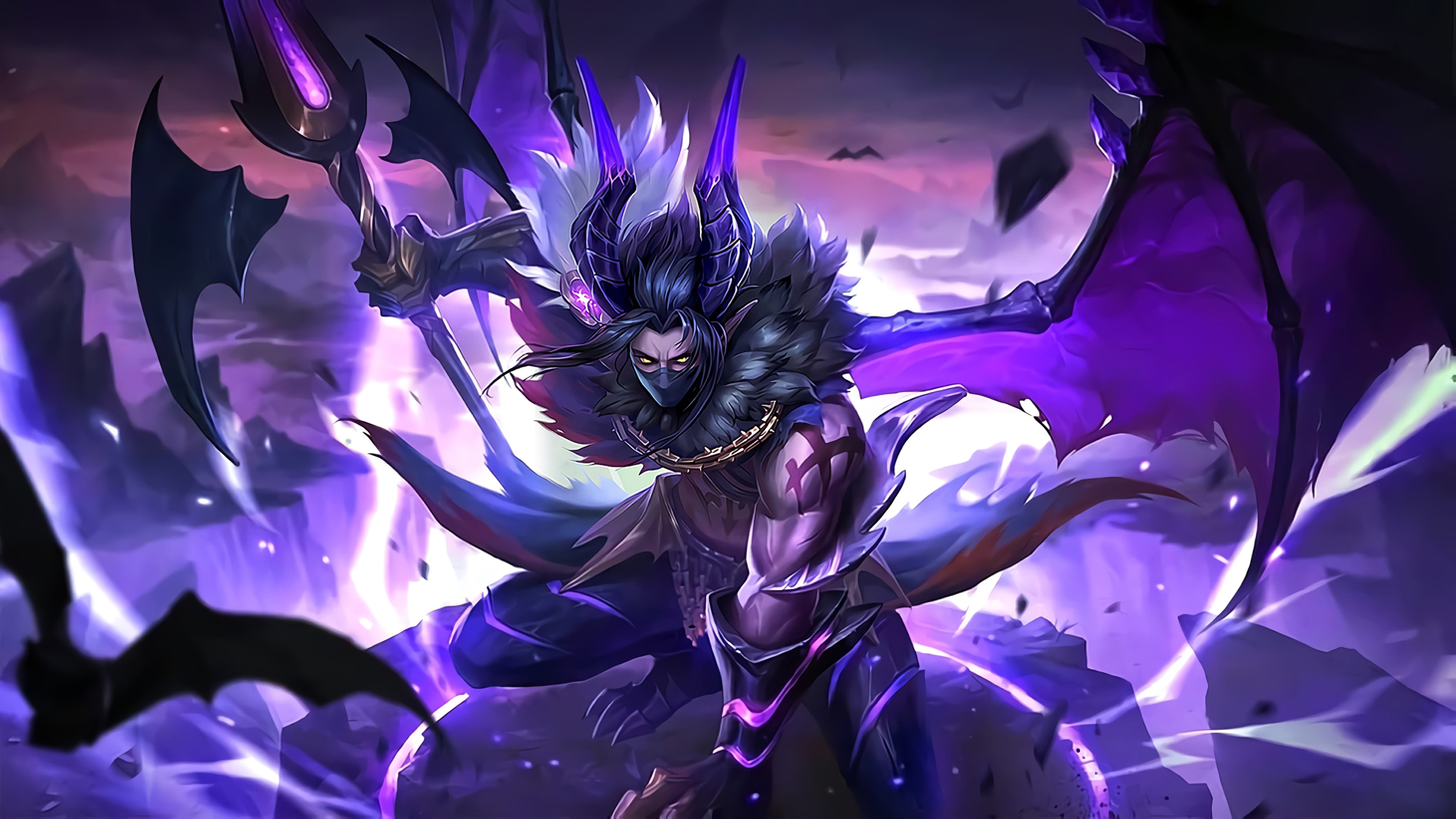 4K Twilight Dragon Moskov from Mobile Legends HD Wallpaper