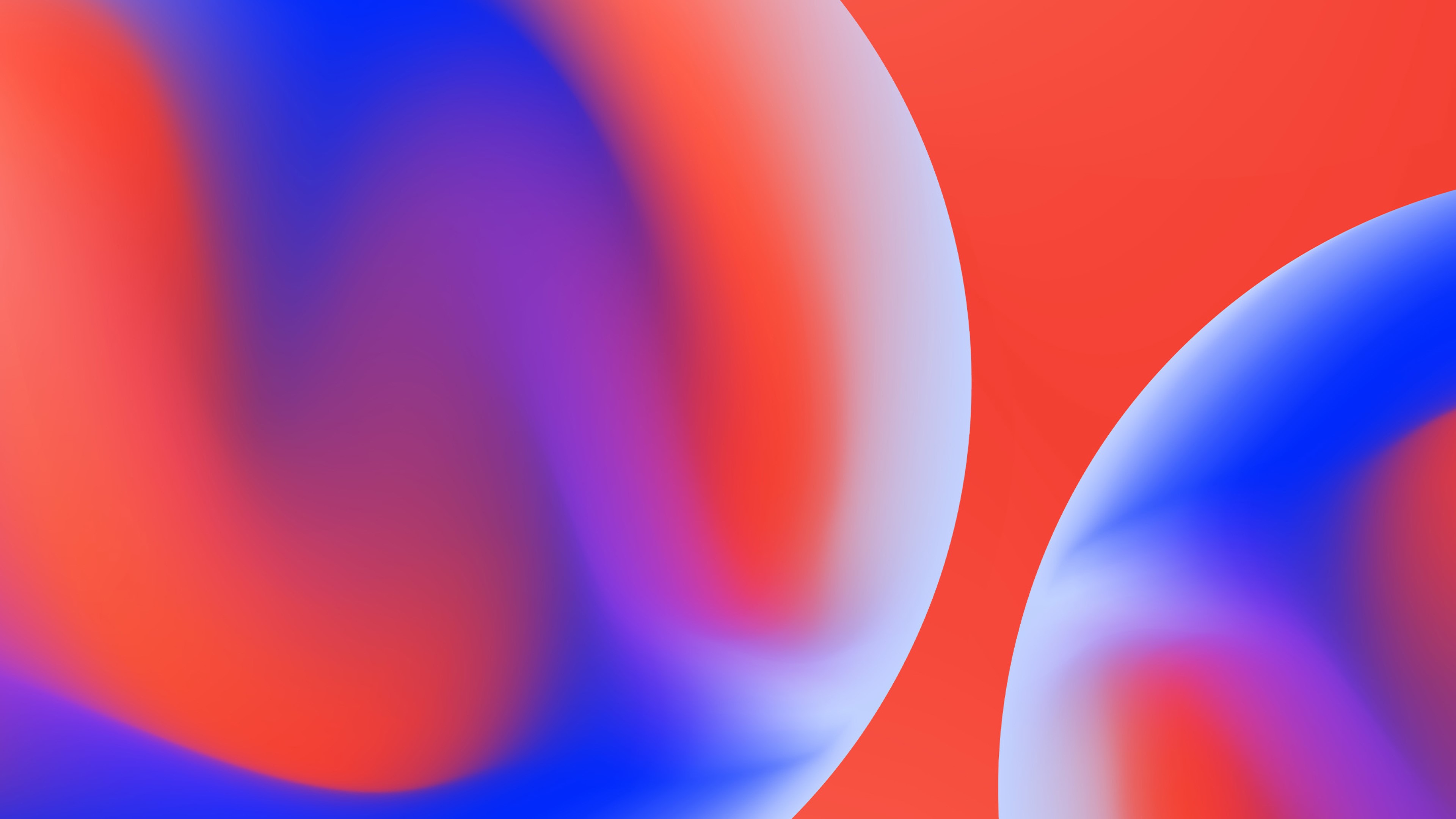 4K Abstract Digital Art with Orange Background HD Wallpaper