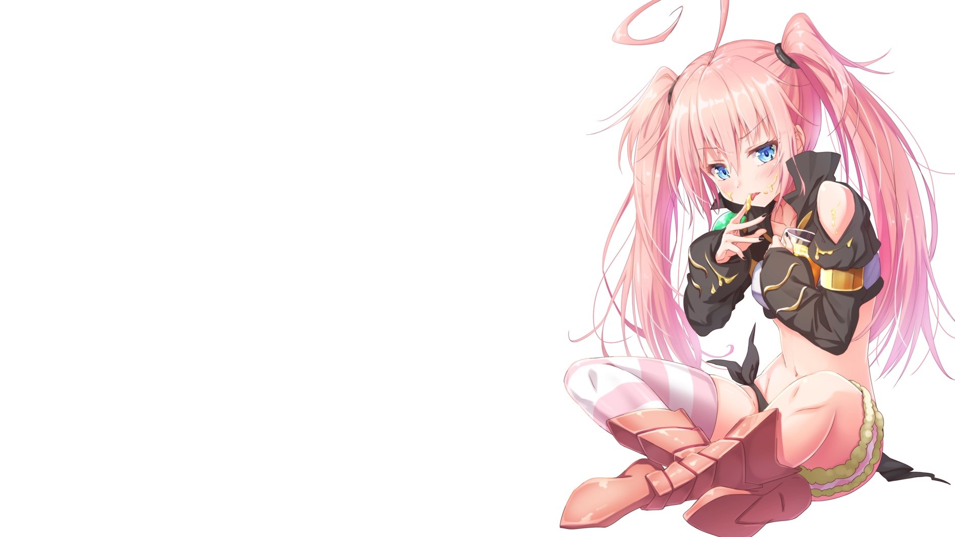 Milim Nava with Pink Twintails from Tensei Shitara Slime Datta Ken HD Wallpaper