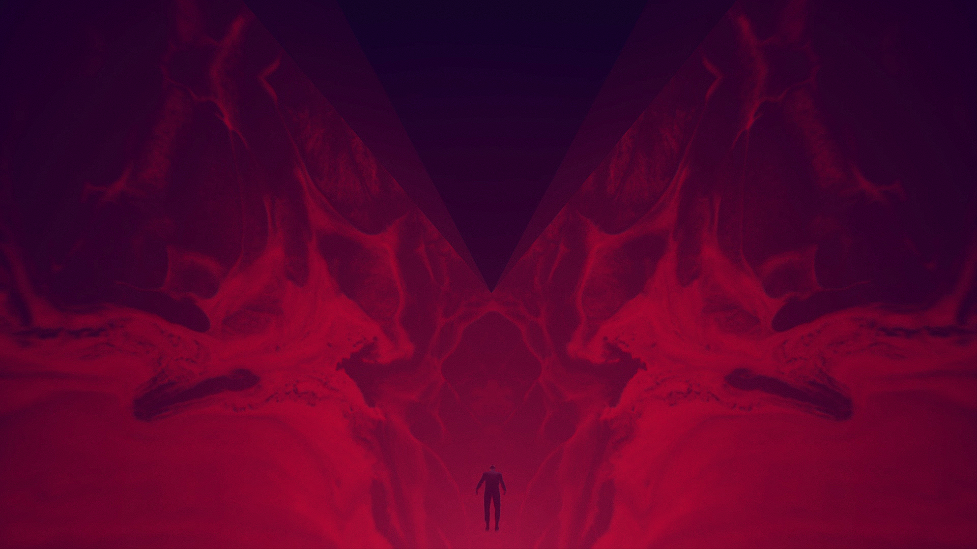 Jesse Faden from Control in a red void HD Wallpaper