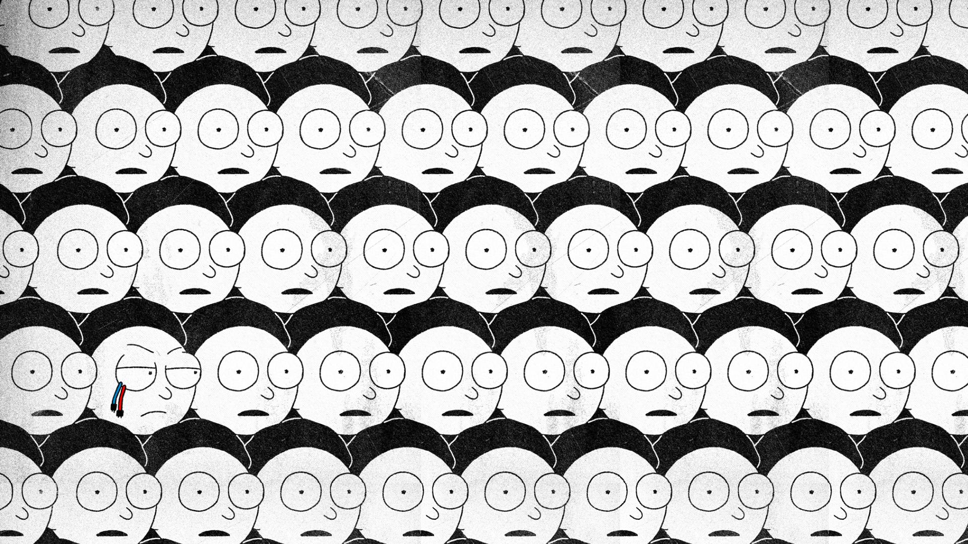 Morty Smith from Rick and Morty drawing HD Wallpaper