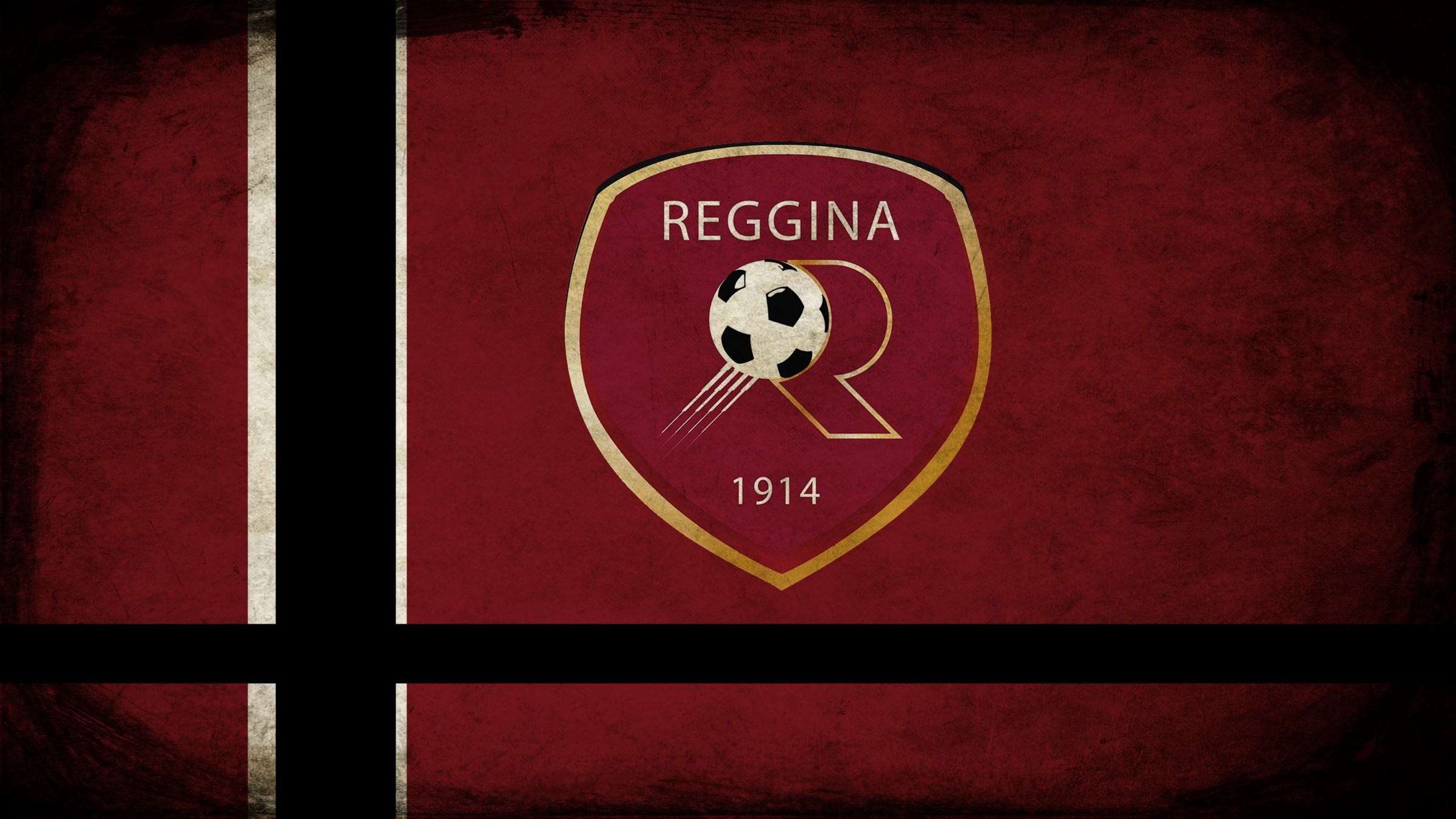 Reggina 1914 logo on grunge background HD Wallpaper