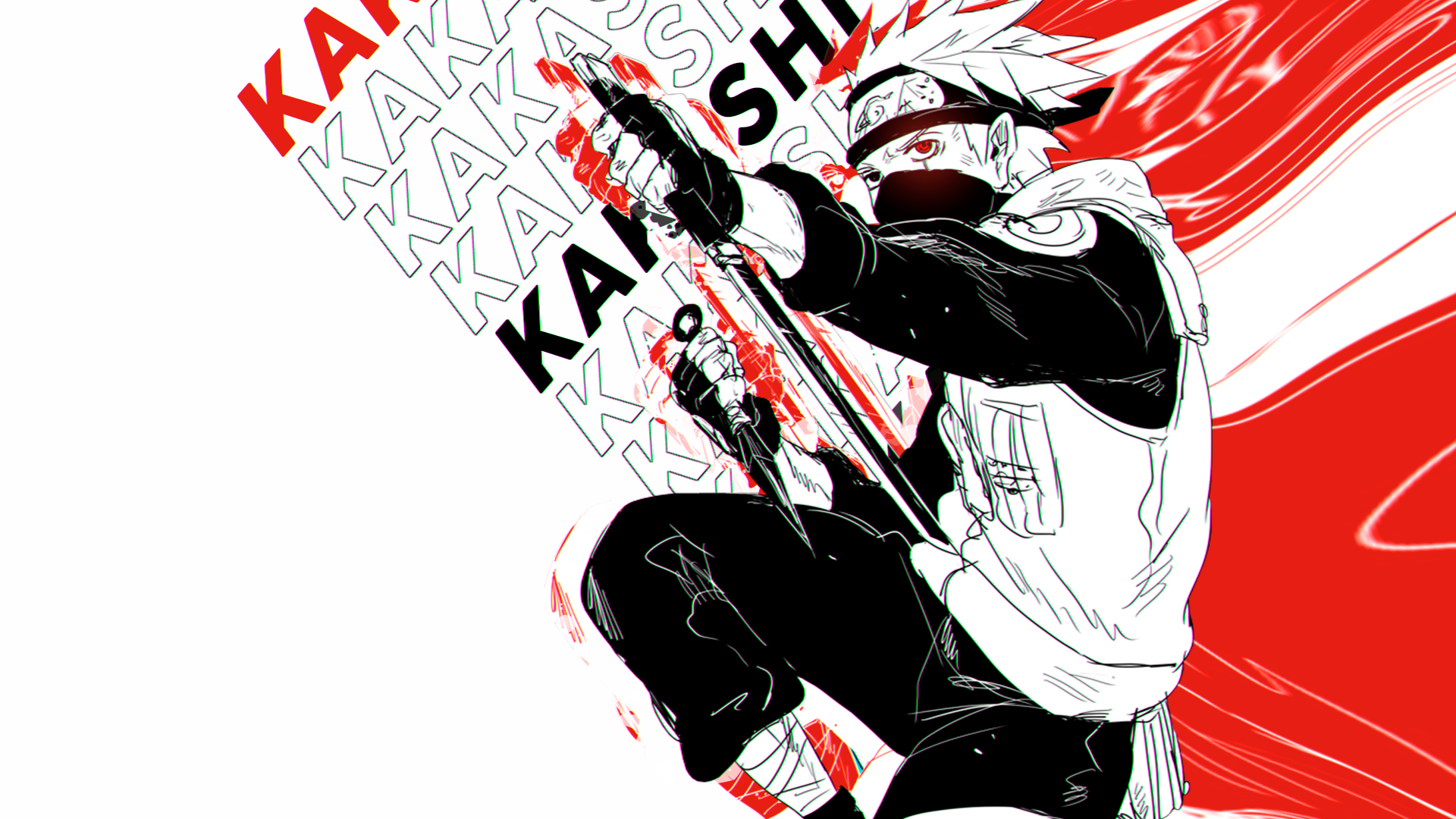 Hatake Kakashi from Naruto HD Wallpaper