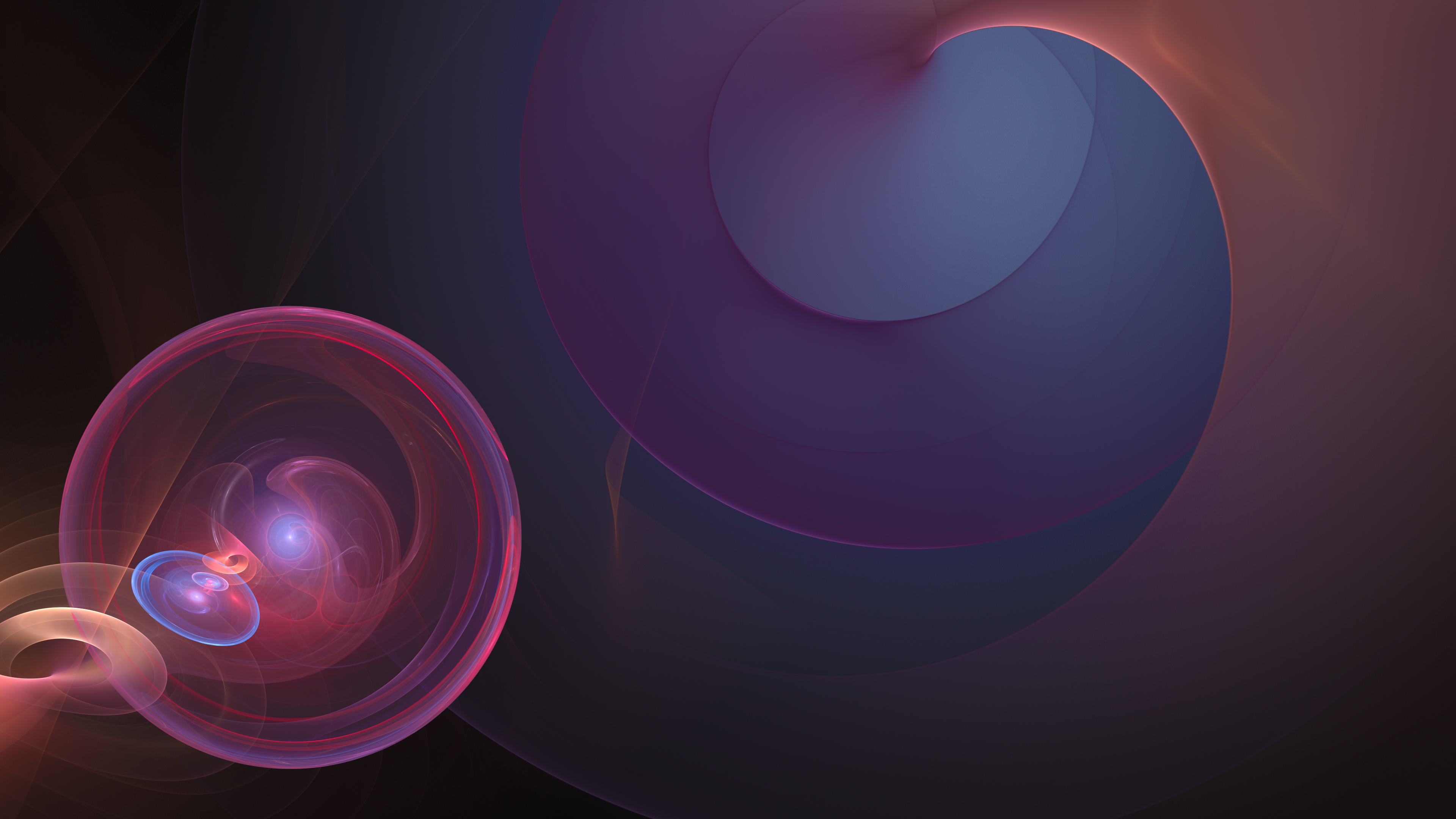 4K 3D fractal abstract art HD Wallpaper