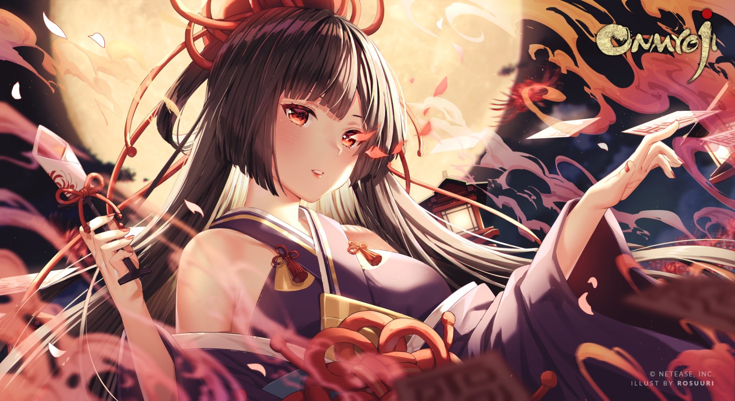 Higanbana from Onmyouji HD Wallpaper