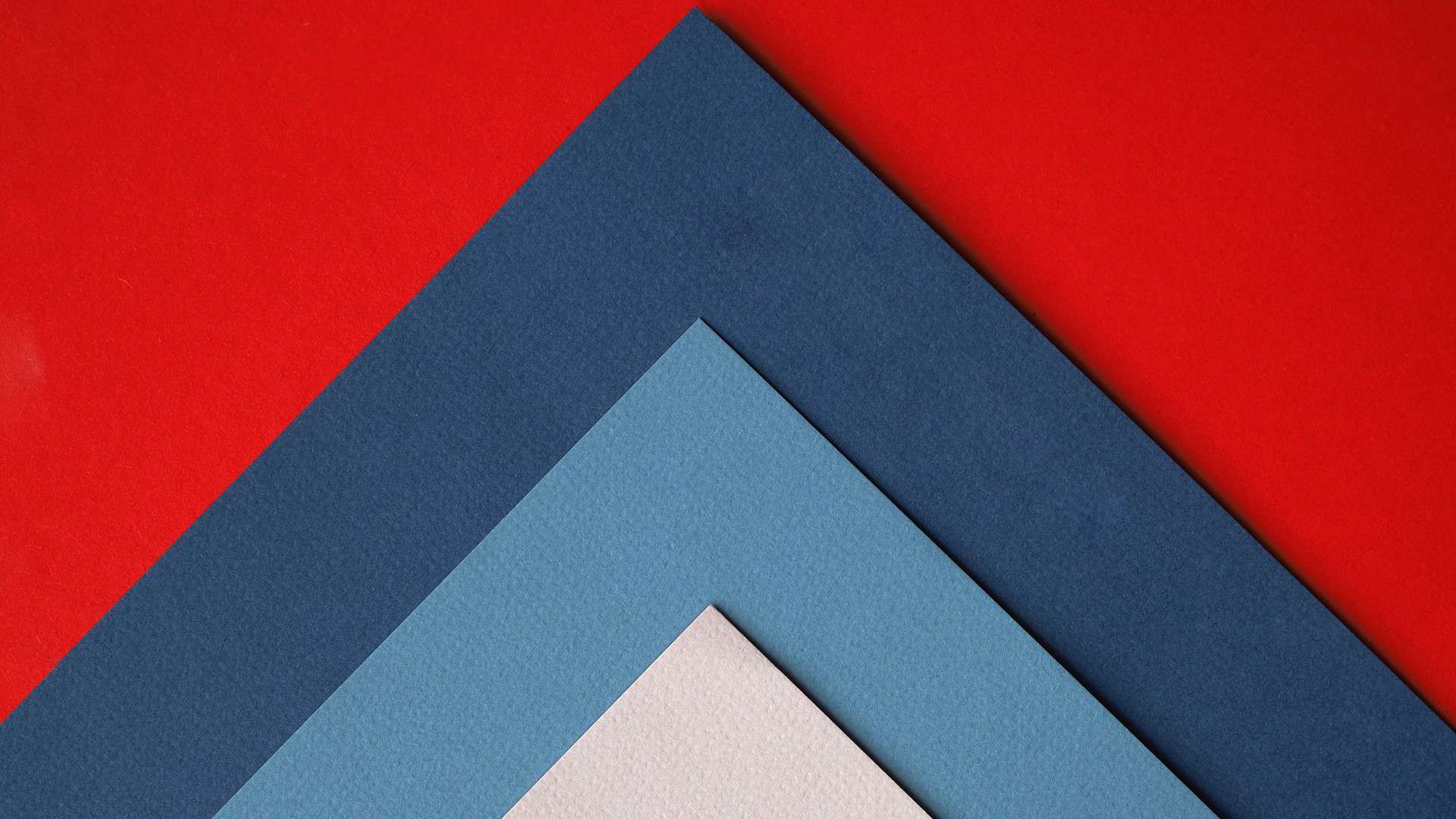 Geometric arrangement of colored paper layers HD Wallpaper