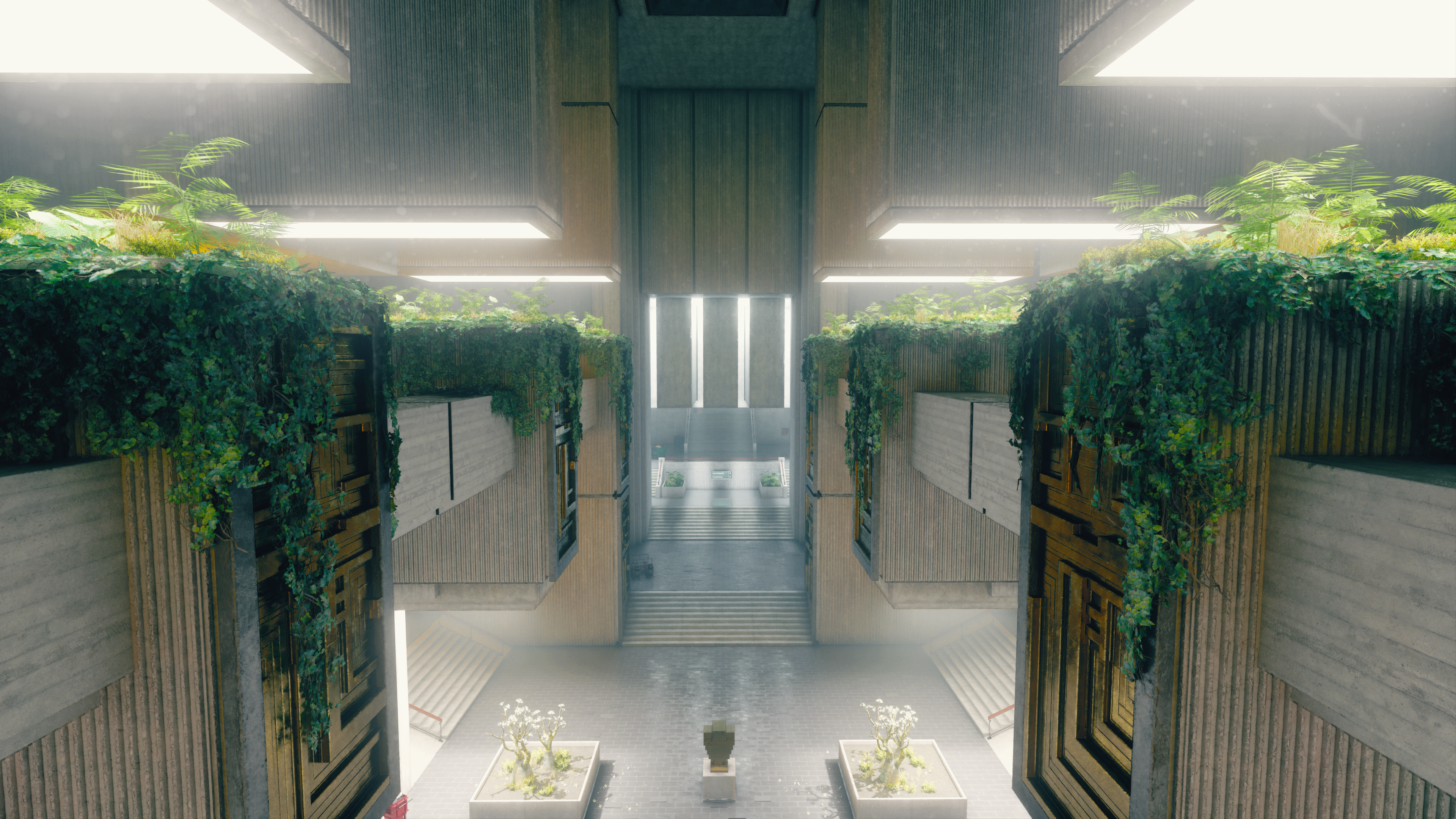 4K Control Remedy Games architecture HD Wallpaper