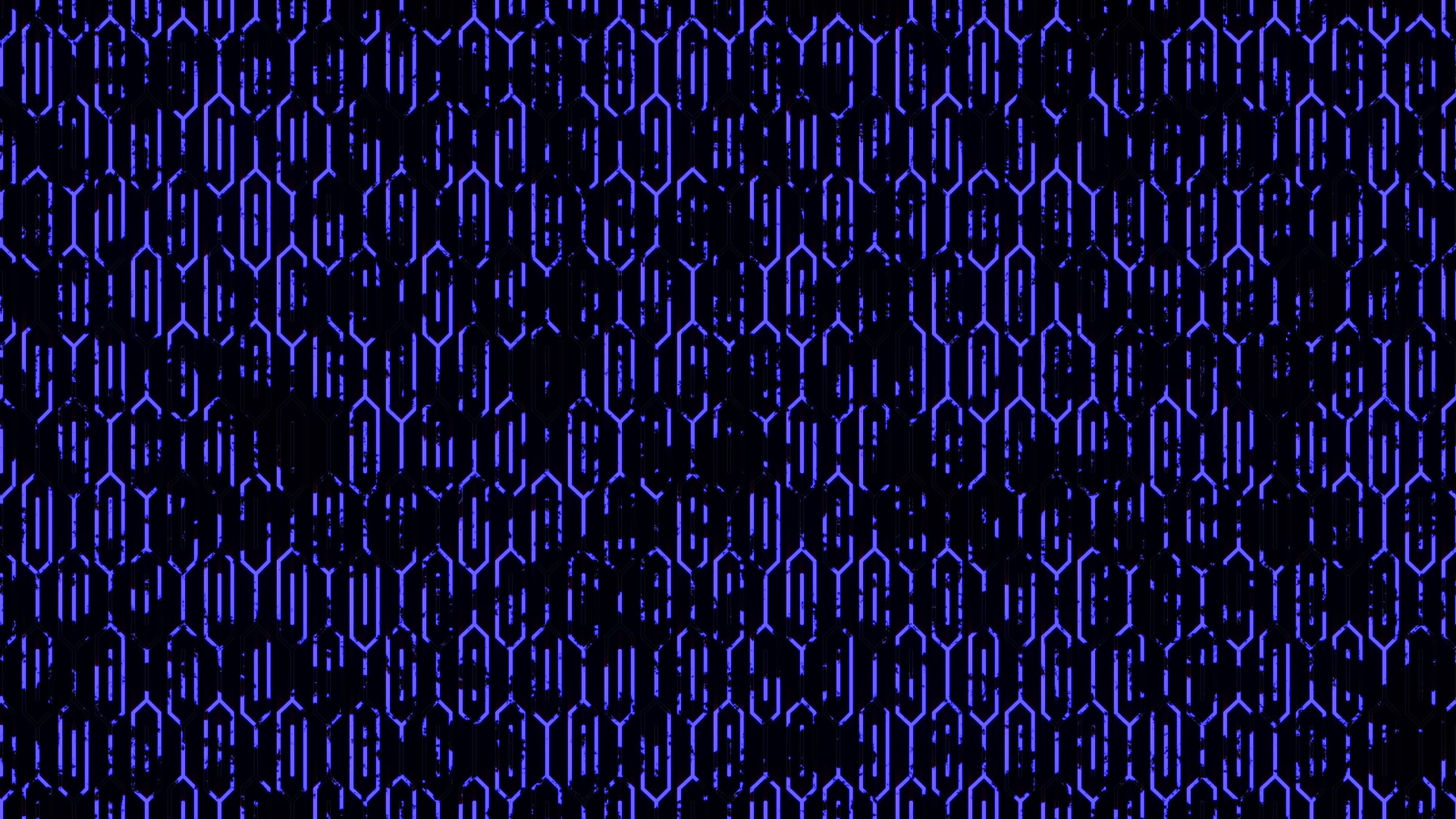 4K Blue Plexus Lines Pattern HD Wallpaper