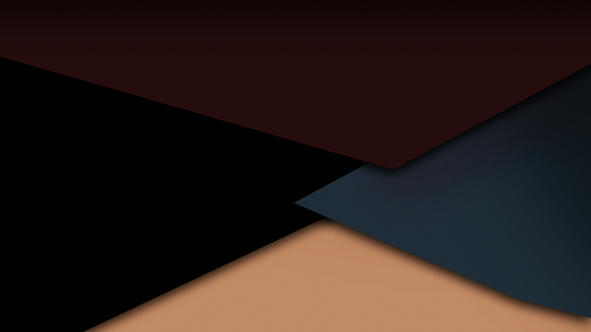 Abstract geometric shapes with shadows HD Wallpaper
